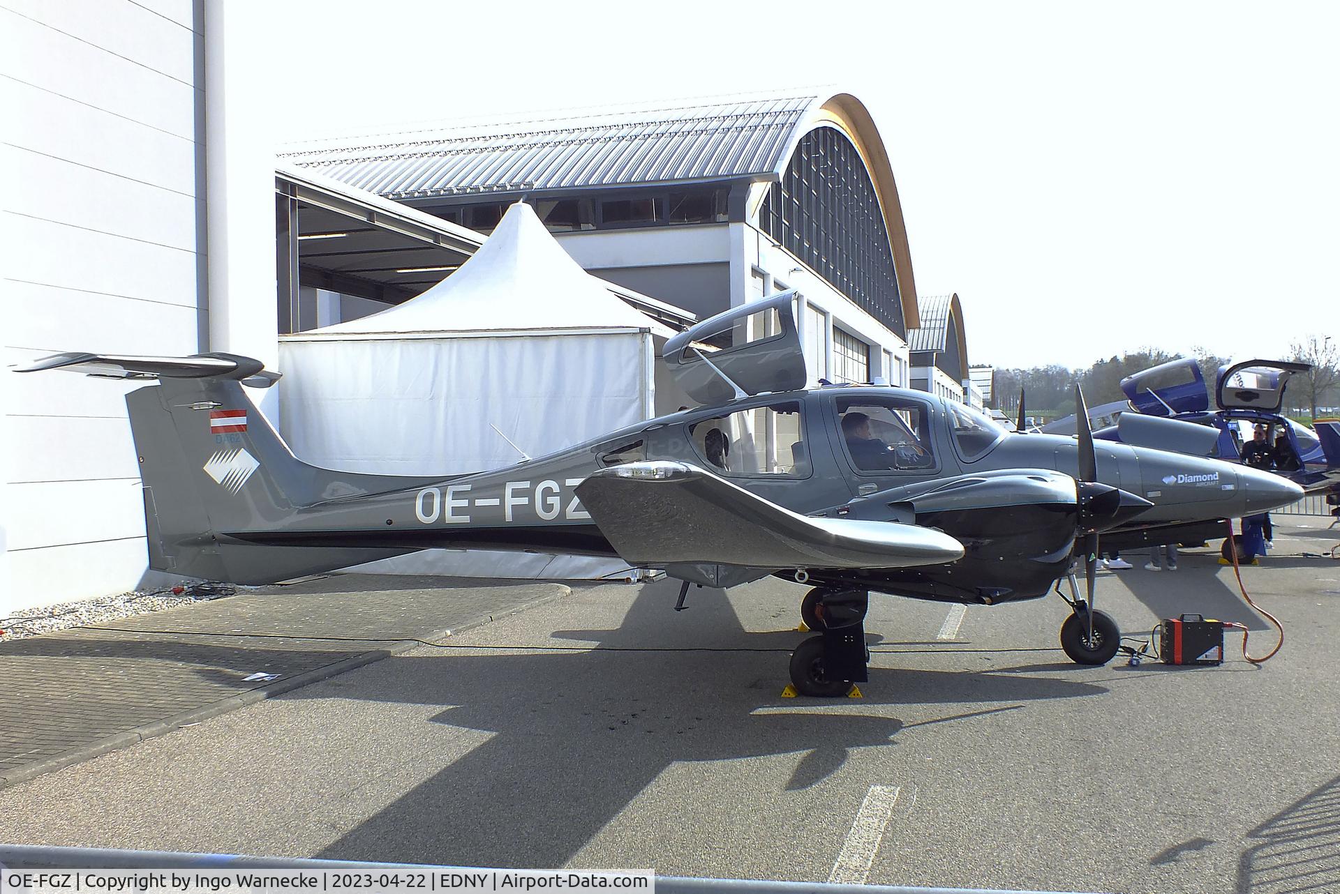 OE-FGZ, 2015 Diamond DA-62 C/N 62.010, Diamond DA-62 at the AERO 2023, Friedrichshafen