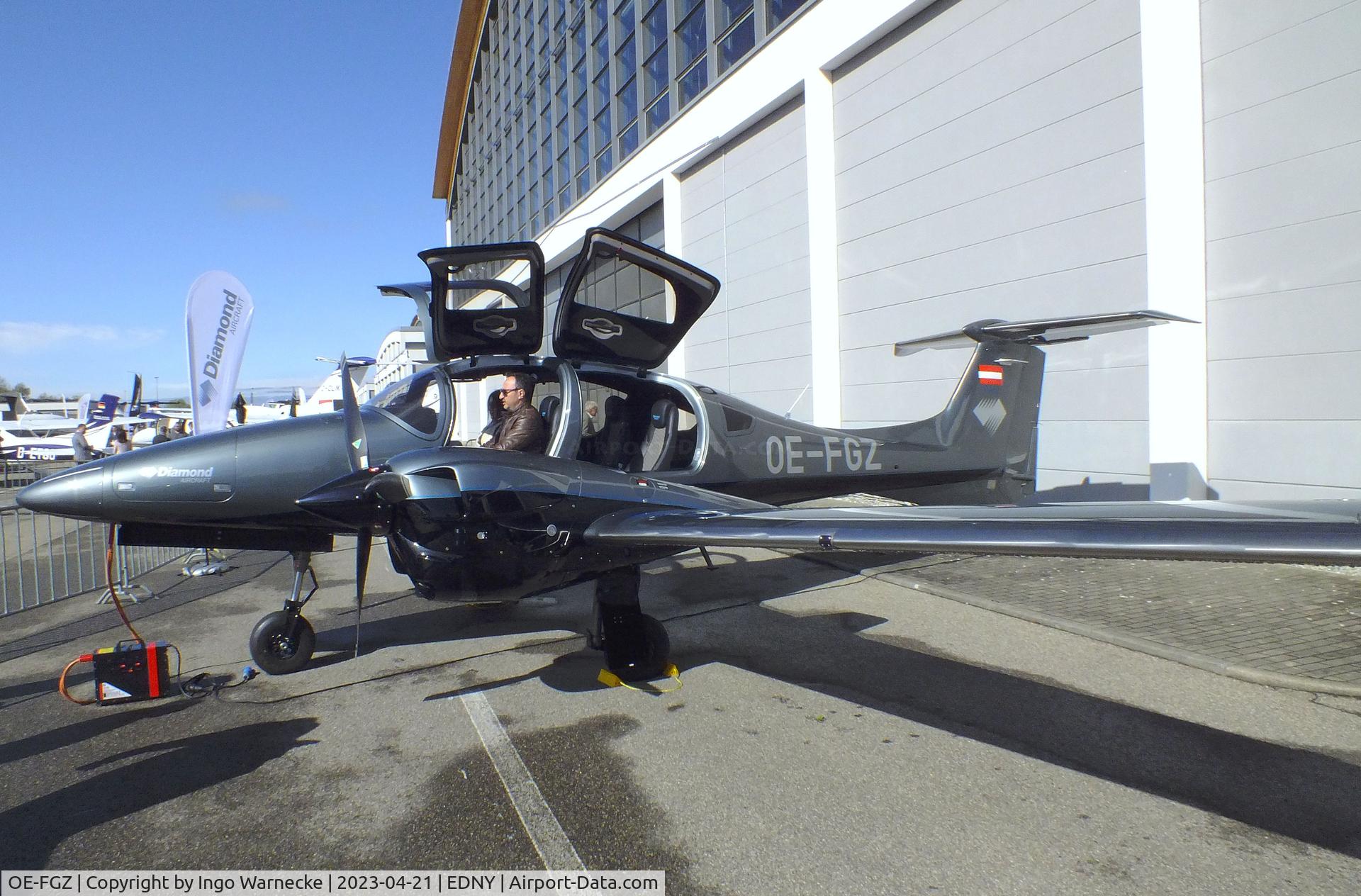 OE-FGZ, 2015 Diamond DA-62 C/N 62.010, Diamond DA-62 at the AERO 2023, Friedrichshafen