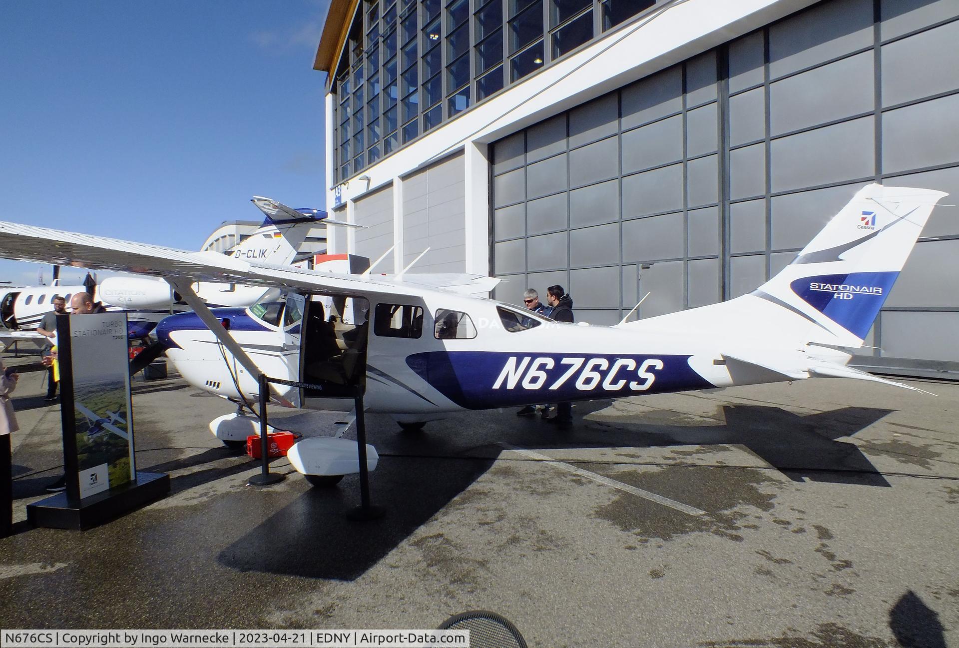 N676CS, 2022 Cessna T206H Turbo Stationair Turbo Stationair C/N T20609676, Cessna T206H Turbo Stationair at the AERO 2023, Friedrichshafen