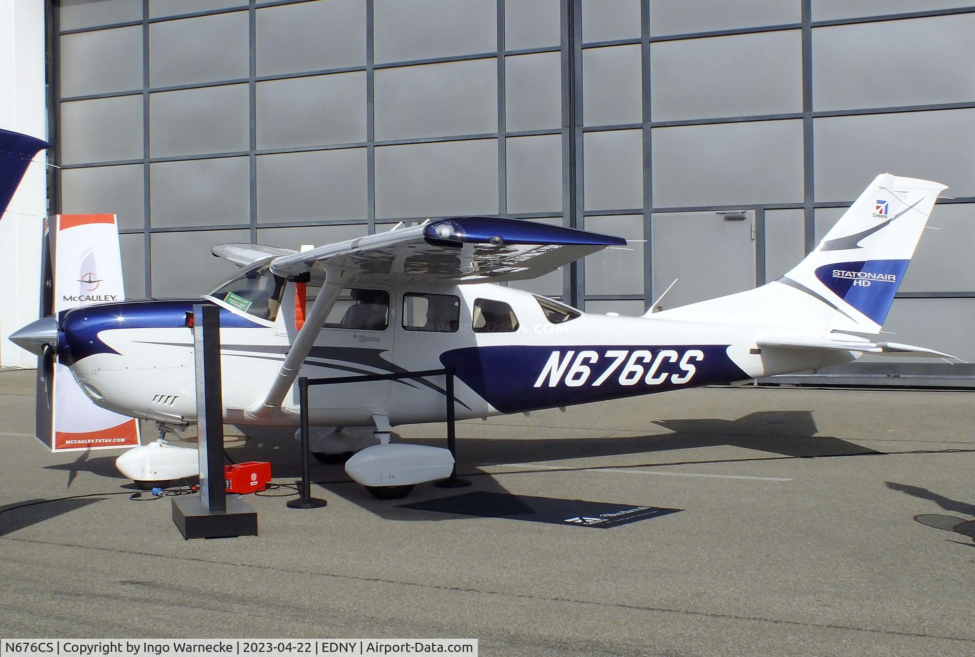 N676CS, 2022 Cessna T206H Turbo Stationair Turbo Stationair C/N T20609676, Cessna T206H Turbo Stationair at the AERO 2023, Friedrichshafen