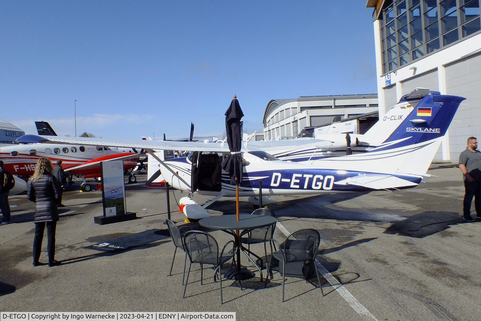 D-ETGO, 2022 Cessna 182T Skylane Skylane C/N 18283162, Cessna 182T Skylane at the AERO 2023, Friedrichshafen