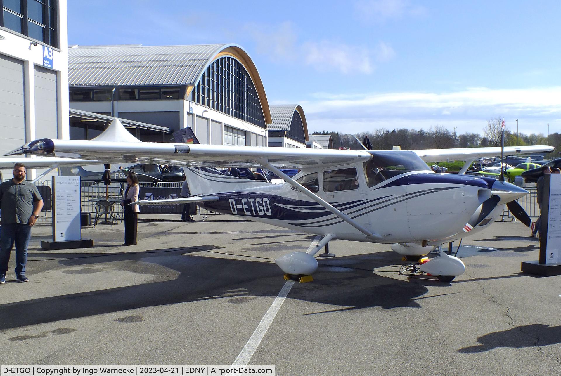 D-ETGO, 2022 Cessna 182T Skylane Skylane C/N 18283162, Cessna 182T Skylane at the AERO 2023, Friedrichshafen
