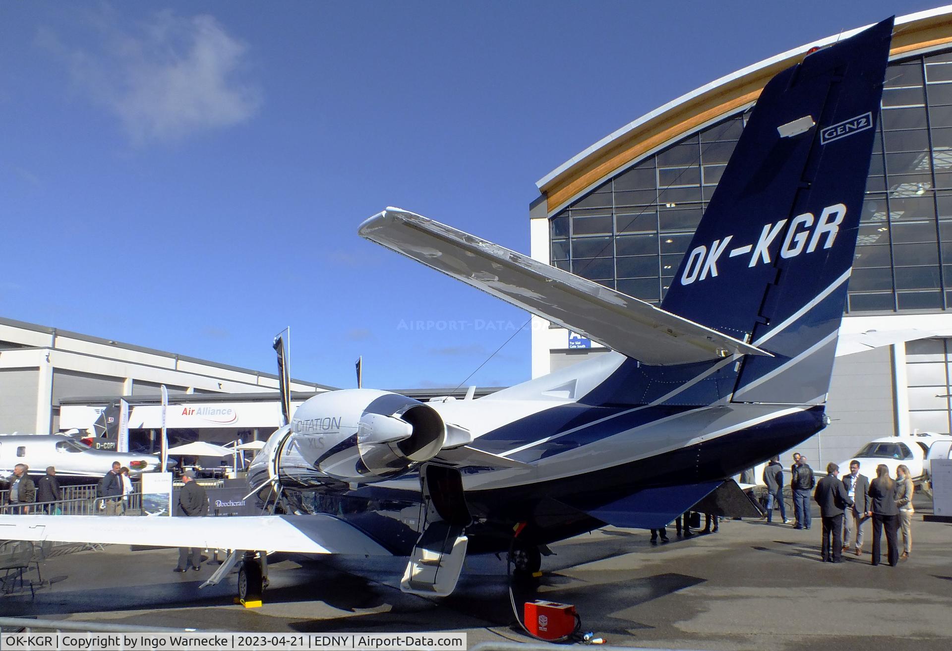 OK-KGR, 2022 Cessna 560XL Citation XLS+ C/N 560-6325, Cessna 560XL Citation XLS+ at the AERO 2023, Friedrichshafen