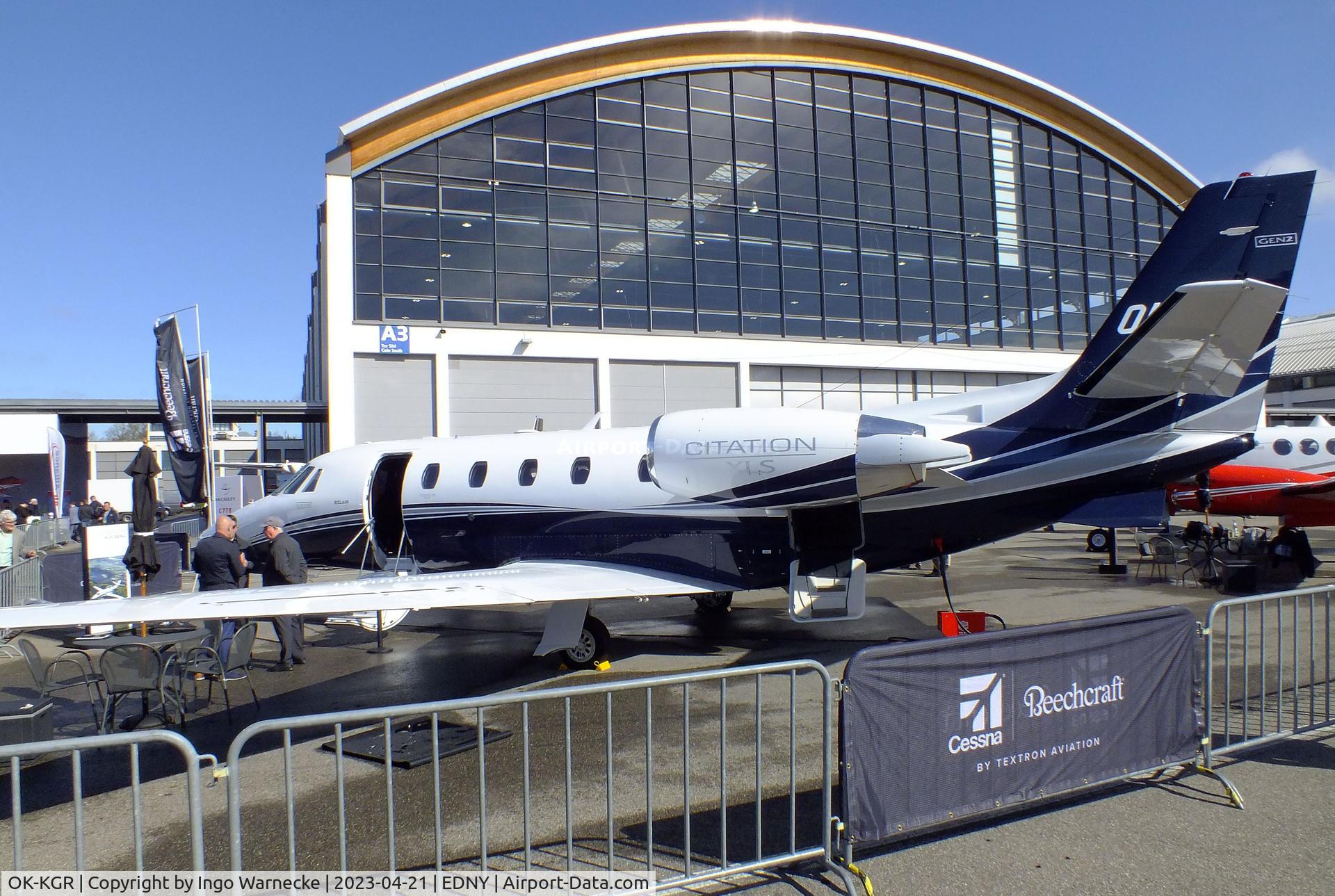 OK-KGR, 2022 Cessna 560XL Citation XLS+ C/N 560-6325, Cessna 560XL Citation XLS+ at the AERO 2023, Friedrichshafen