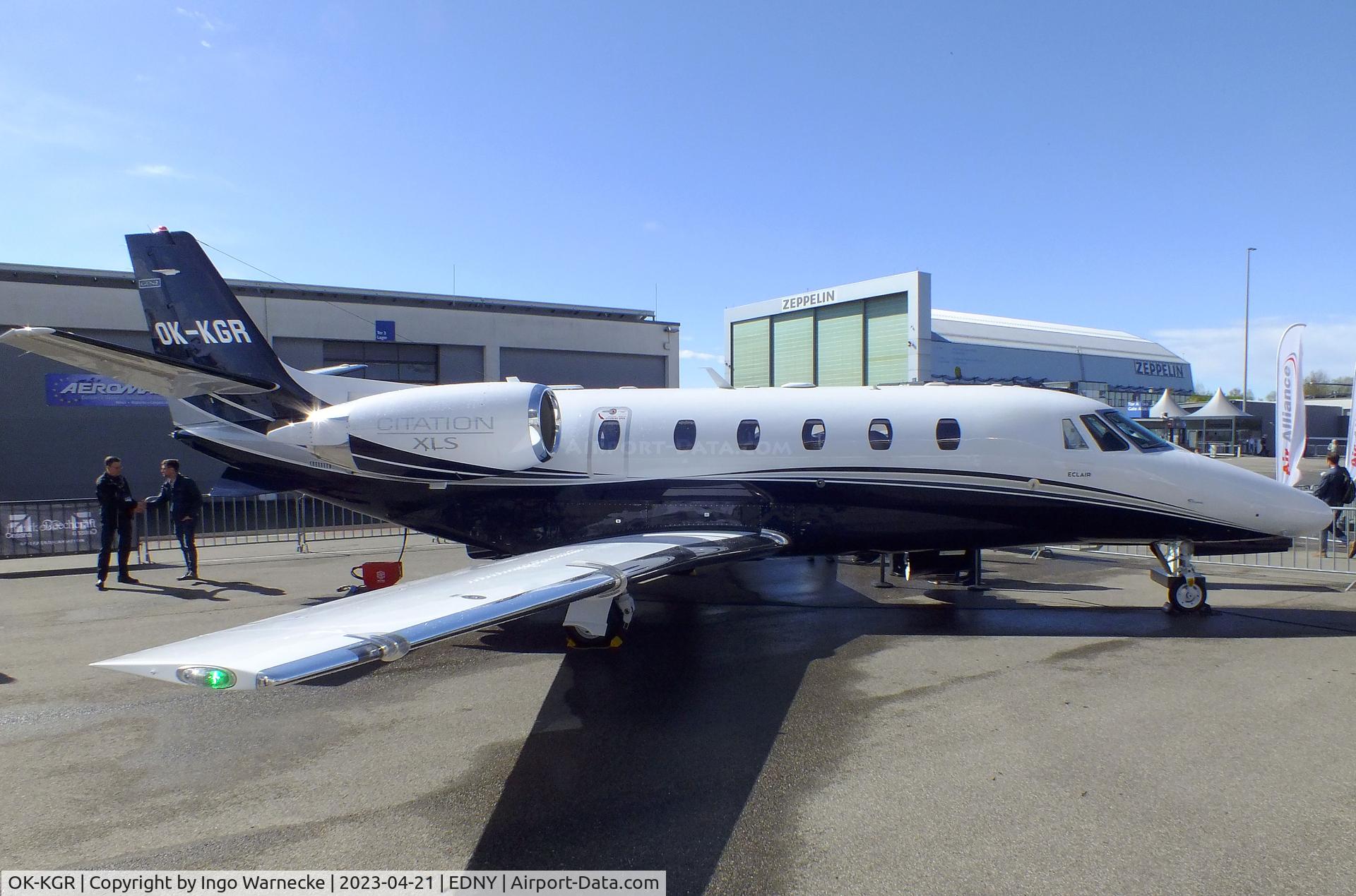 OK-KGR, 2022 Cessna 560XL Citation XLS+ C/N 560-6325, Cessna 560XL Citation XLS+ at the AERO 2023, Friedrichshafen