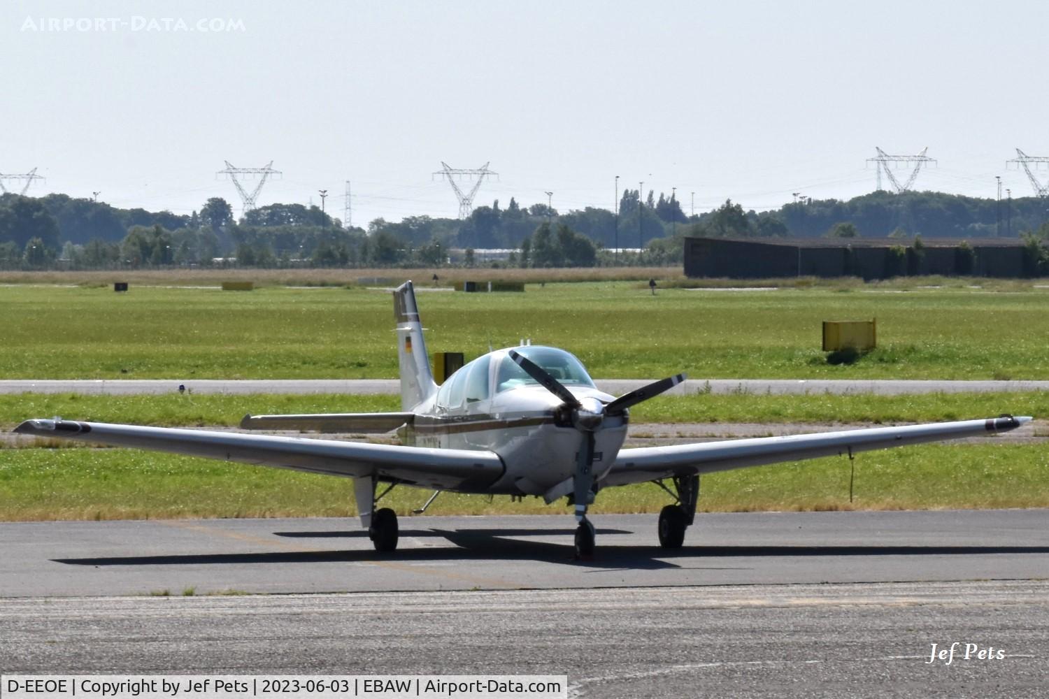 D-EEOE, Beech F33A Bonanza C/N CE1647, Visitor at Antwerp Airport.
