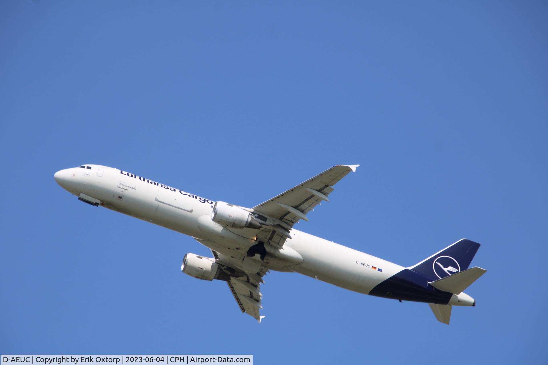 D-AEUC, 2008 Airbus A321-211 C/N 3504, D-AEUC taking off rw 22L