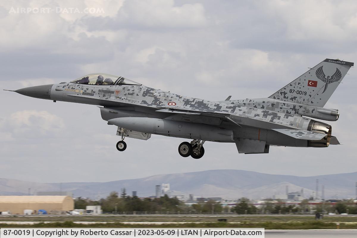 87-0019, TAI (Turkish Aerospace Industries) F-16C Fighting Falcon C/N 4R-18, Anatolian Eagle 2023
