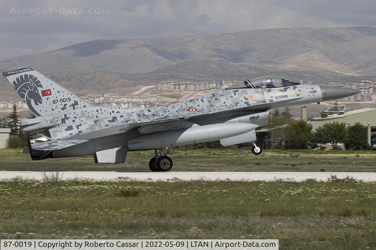 87-0019, TAI (Turkish Aerospace Industries) F-16C Fighting Falcon C/N 4R-18, Anatolian Eagle 2023
