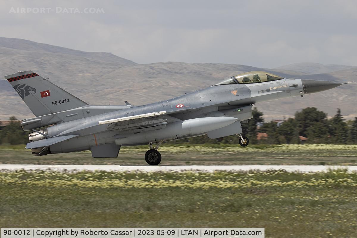 90-0012, 1990 TAI (Turkish Aerospace Industries) F-16C Fighting Falcon C/N 4R-71, Anatolian Eagle 2023