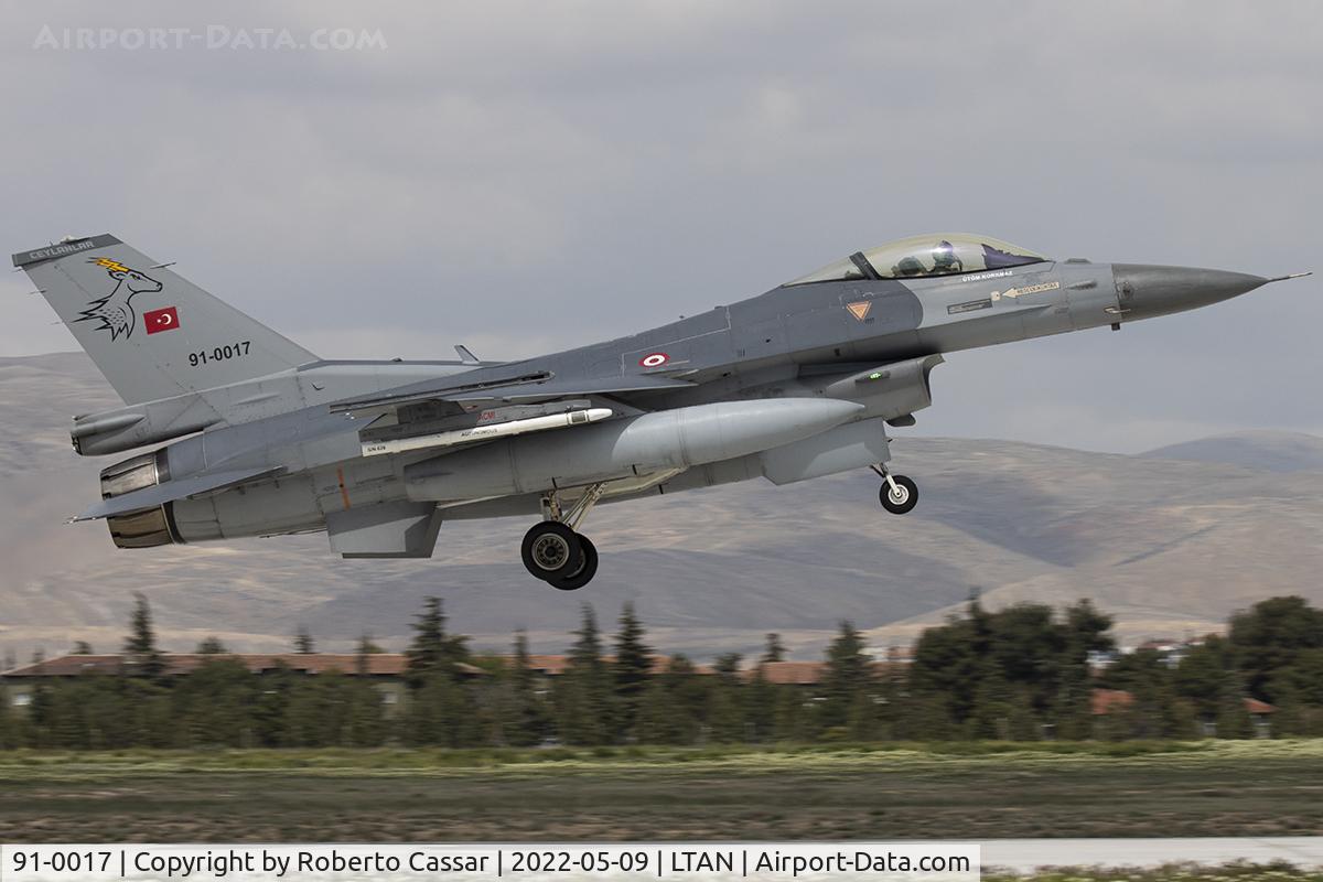 91-0017, TAI (Turkish Aerospace Industries) F-16C Fighting Falcon C/N 4R-97, Anatolian Eagle 2023