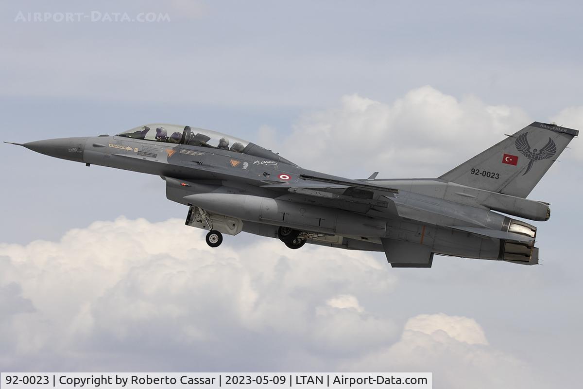 92-0023, Lockheed Martin F-16D Block 40L C/N 4S-23, Anatolian Eagle 2023