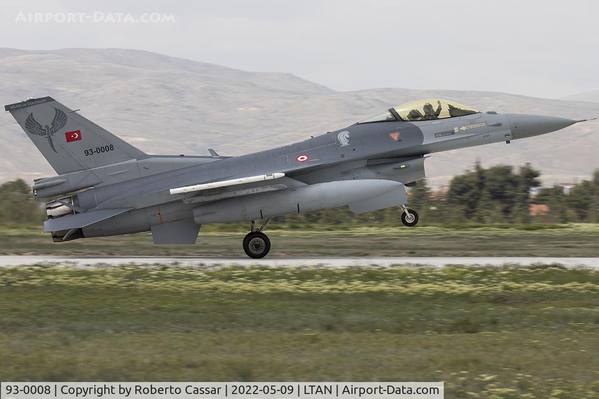 93-0008, Lockheed Martin F-16C C/N 4R-130, Anatolian Eagle 2023