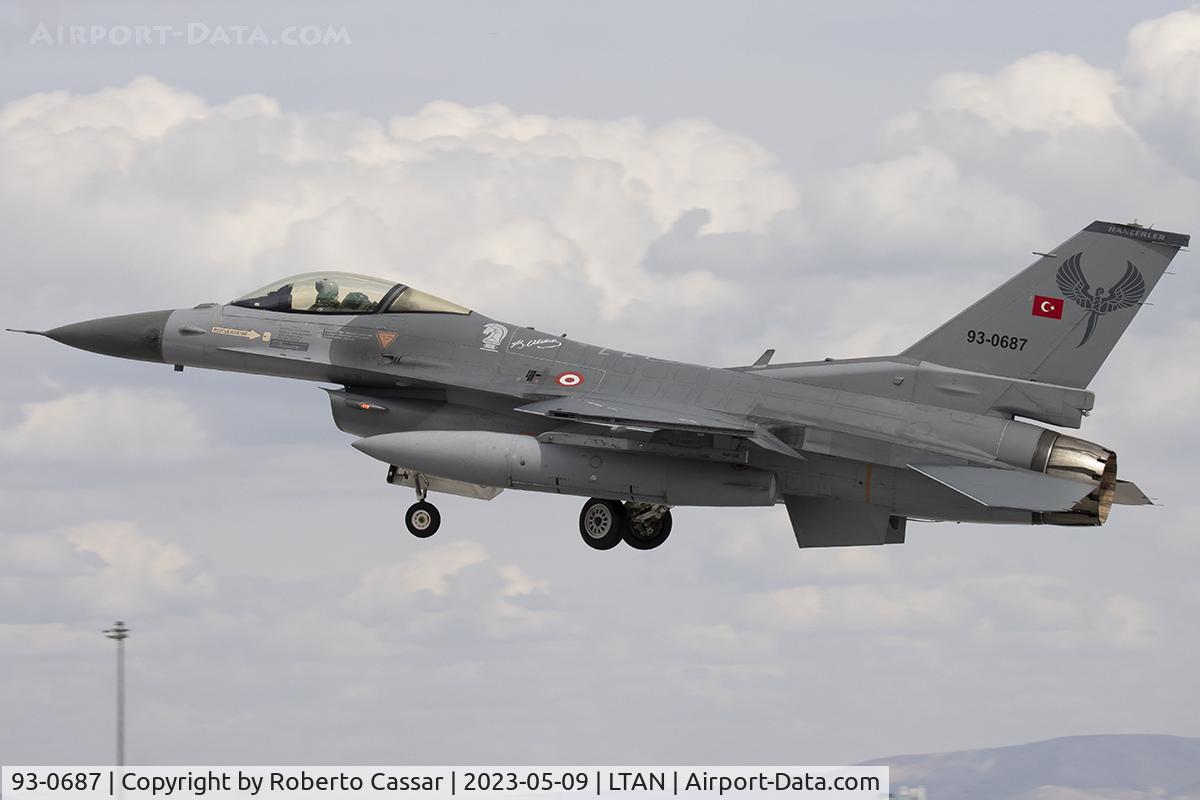 93-0687, TAI (Turkish Aerospace Industries) F-16C Fighting Falcon C/N HC-31, Anatolian Eagle 2023