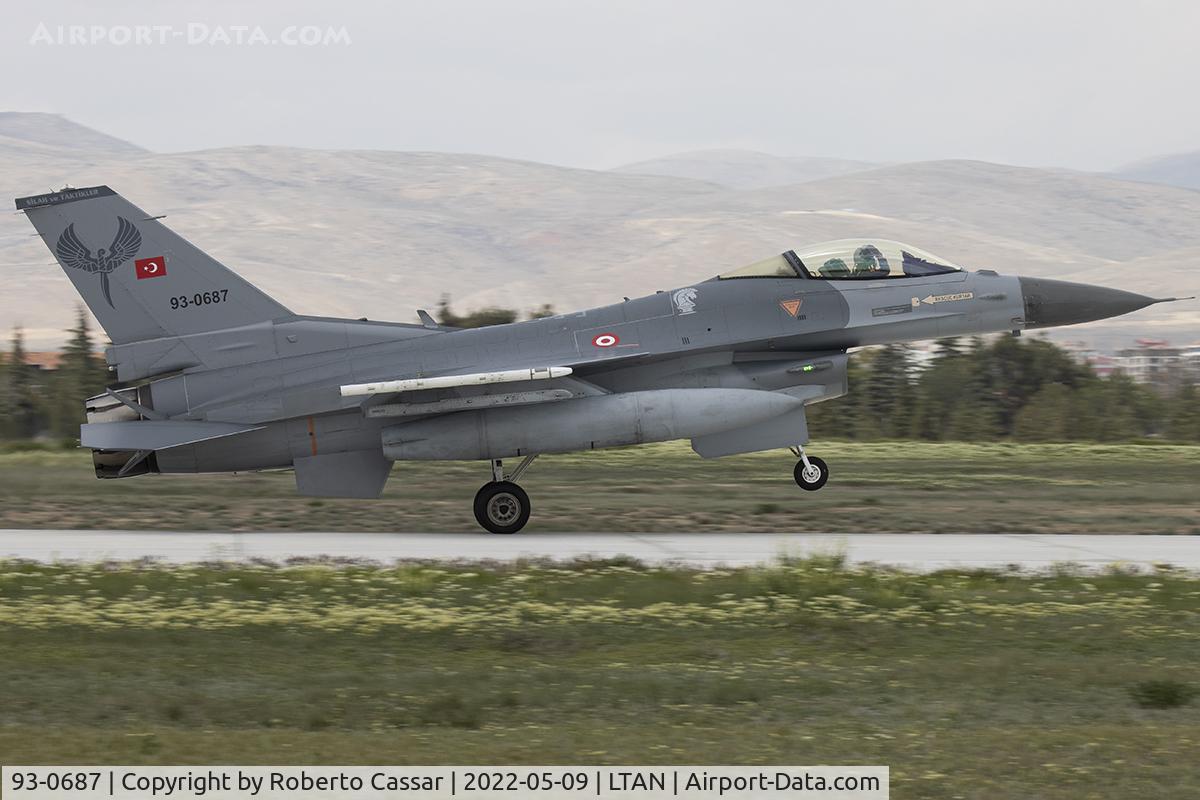 93-0687, TAI (Turkish Aerospace Industries) F-16C Fighting Falcon C/N HC-31, Anatolian Eagle 2023