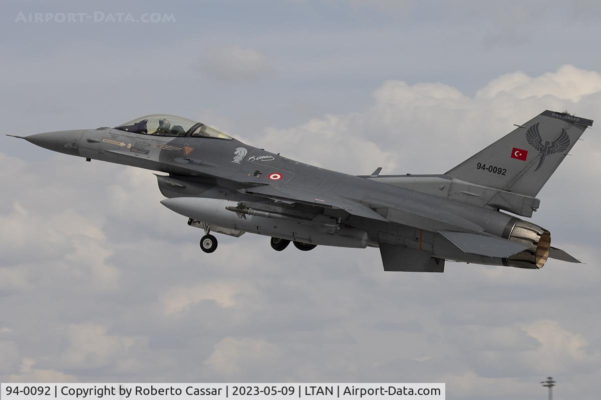 94-0092, Lockheed Martin F-16C Block 50 C/N HC-56, Anatolian Eagle 2023
