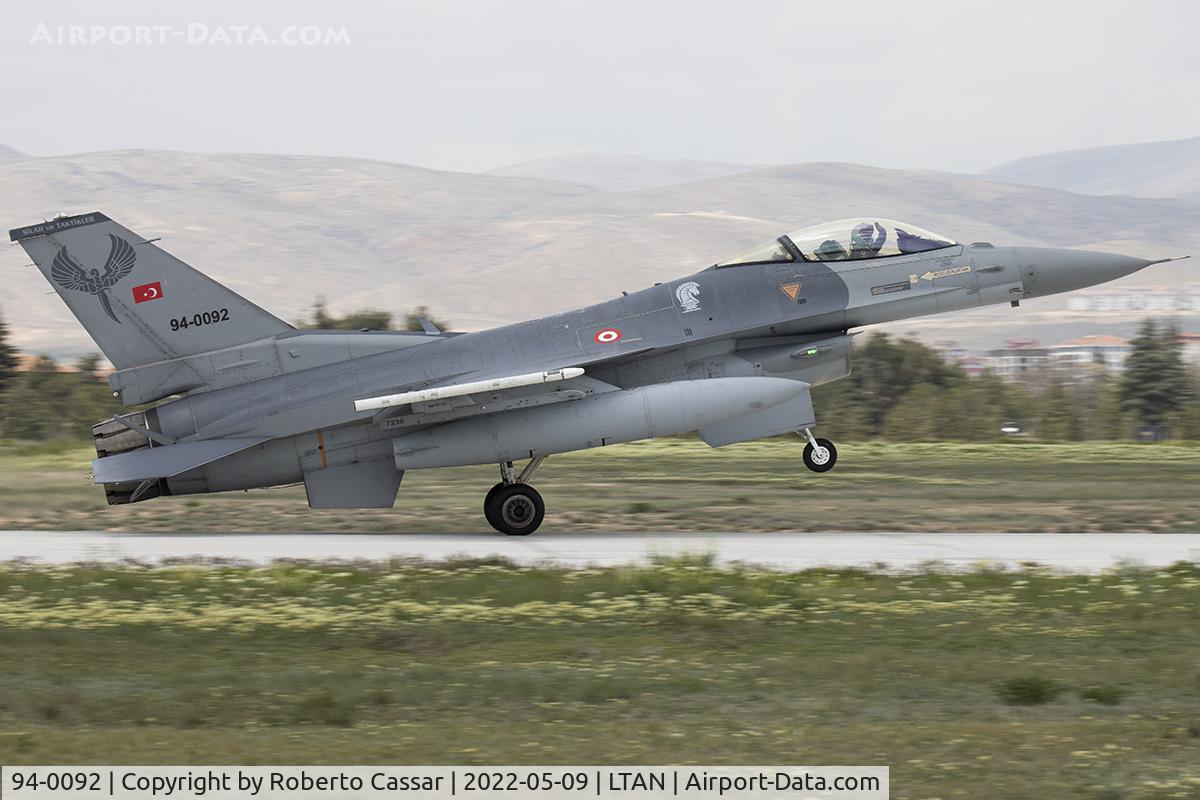 94-0092, Lockheed Martin F-16C Block 50 C/N HC-56, Anatolian Eagle 2023