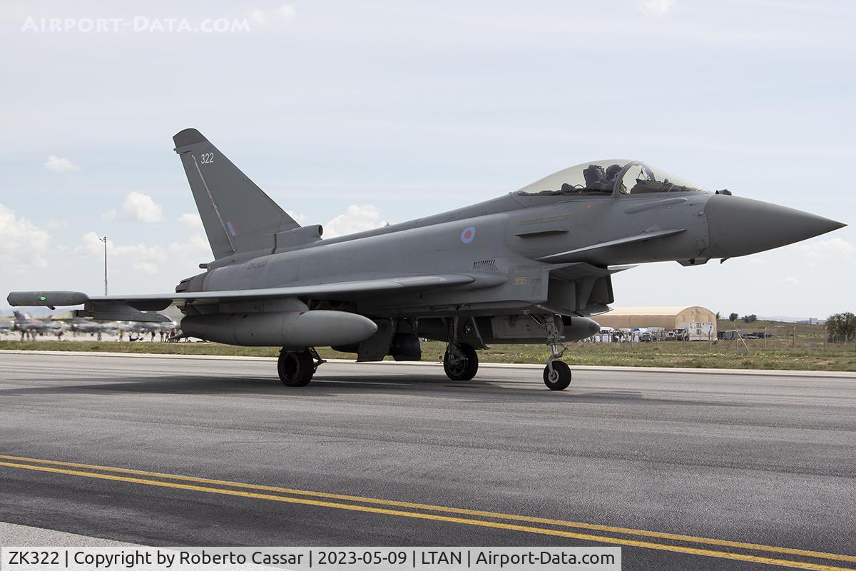 ZK322, 2011 Eurofighter EF-2000 Typhoon FGR4 C/N BS083/319, Anatolian Eagle 2023