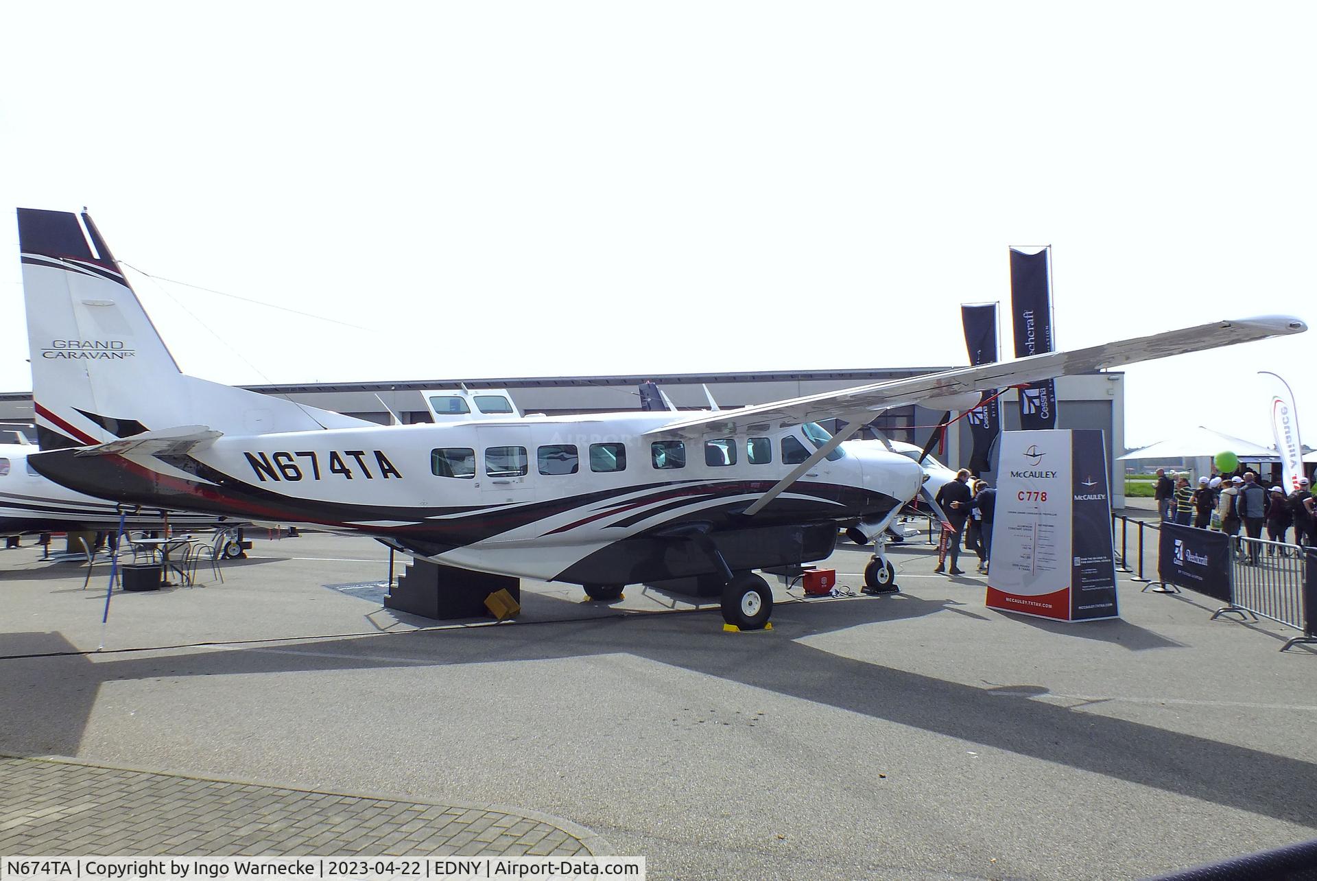 N674TA, 2022 Cessna 208B Grand Caravan EX C/N 208B5674, Cessna 208B Grand Caravan at the AERO 2023, Friedrichshafen