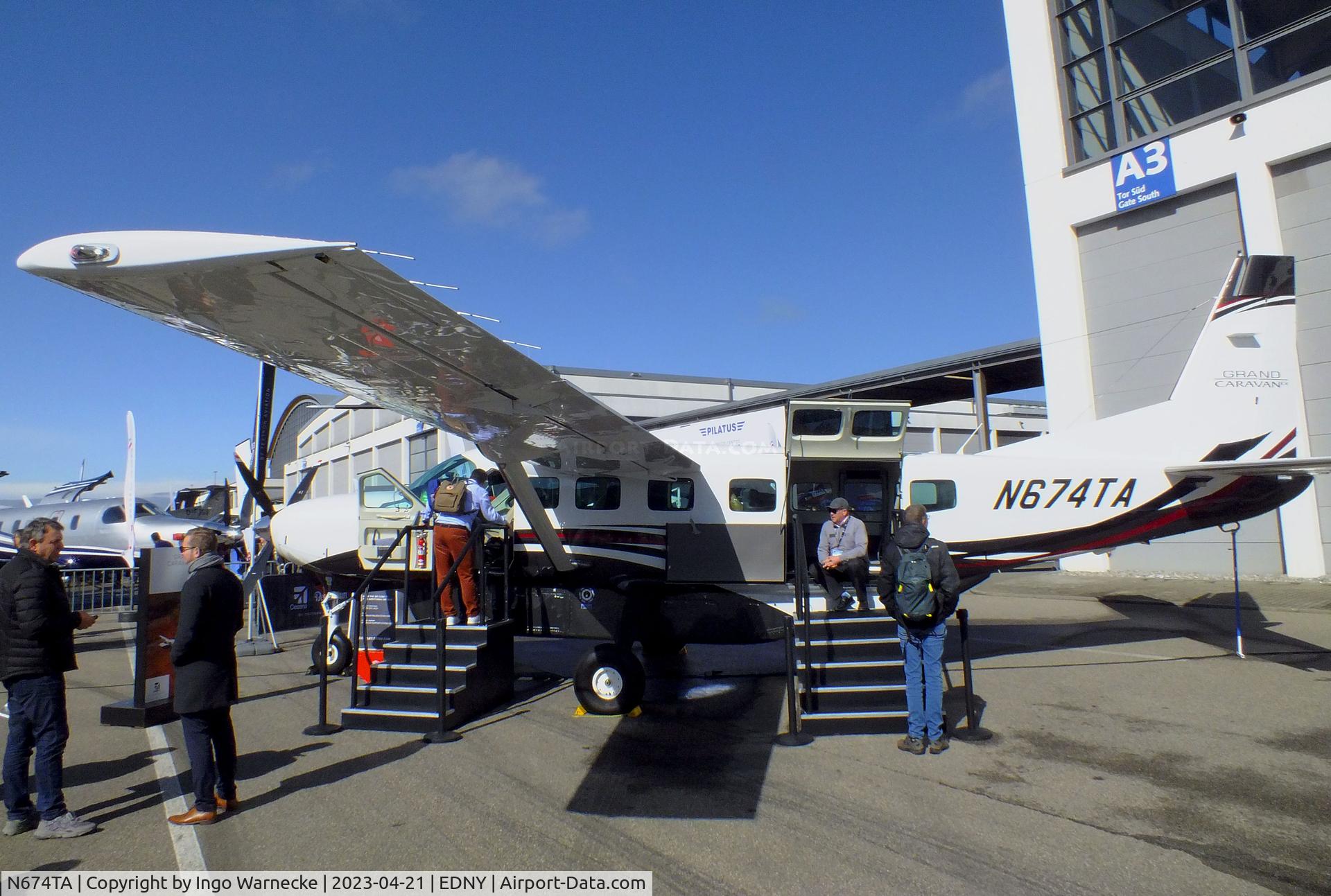 N674TA, 2022 Cessna 208B Grand Caravan EX C/N 208B5674, Cessna 208B Grand Caravan at the AERO 2023, Friedrichshafen