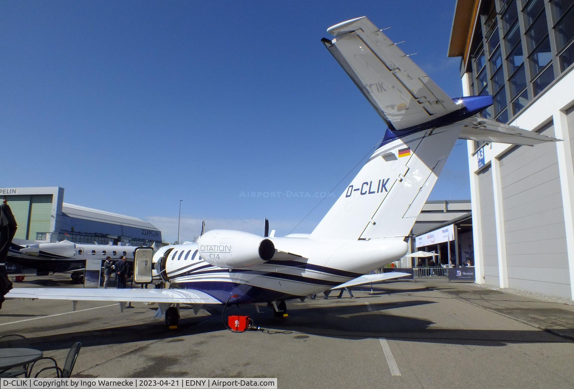 D-CLIK, Cessna 525 Citationjet CJ4 C/N 525C-0355, Cessna 525C CitationJet CJ4 at the AERO 2023, Friedrichshafen