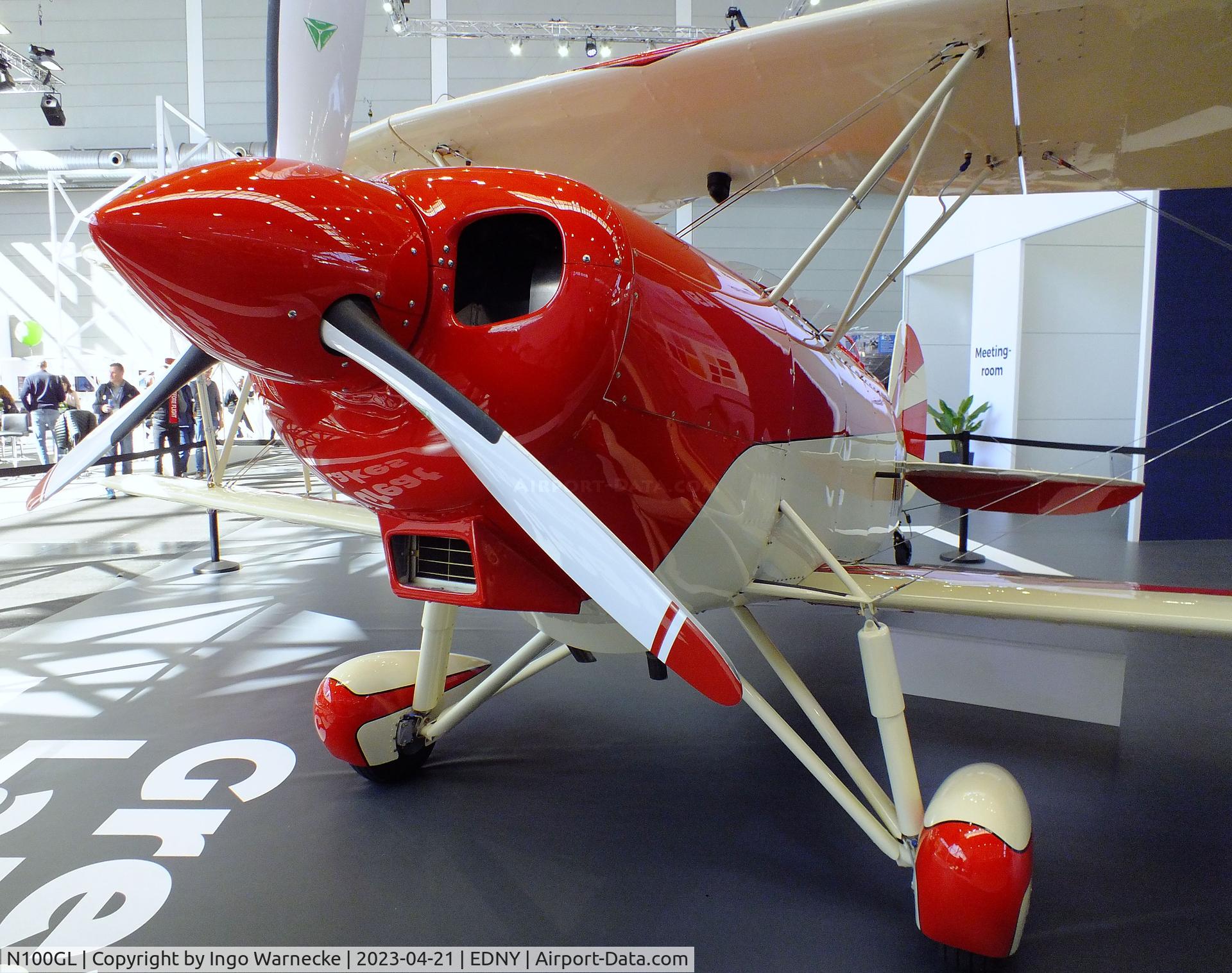 N100GL, 2021 Waco Classic Aircraft 2T-1A-2 C/N 1215, Waco Classic Aircraft Great Lakes 2T-1A-2 Sport Trainer  at the AERO 2023, Friedrichshafen