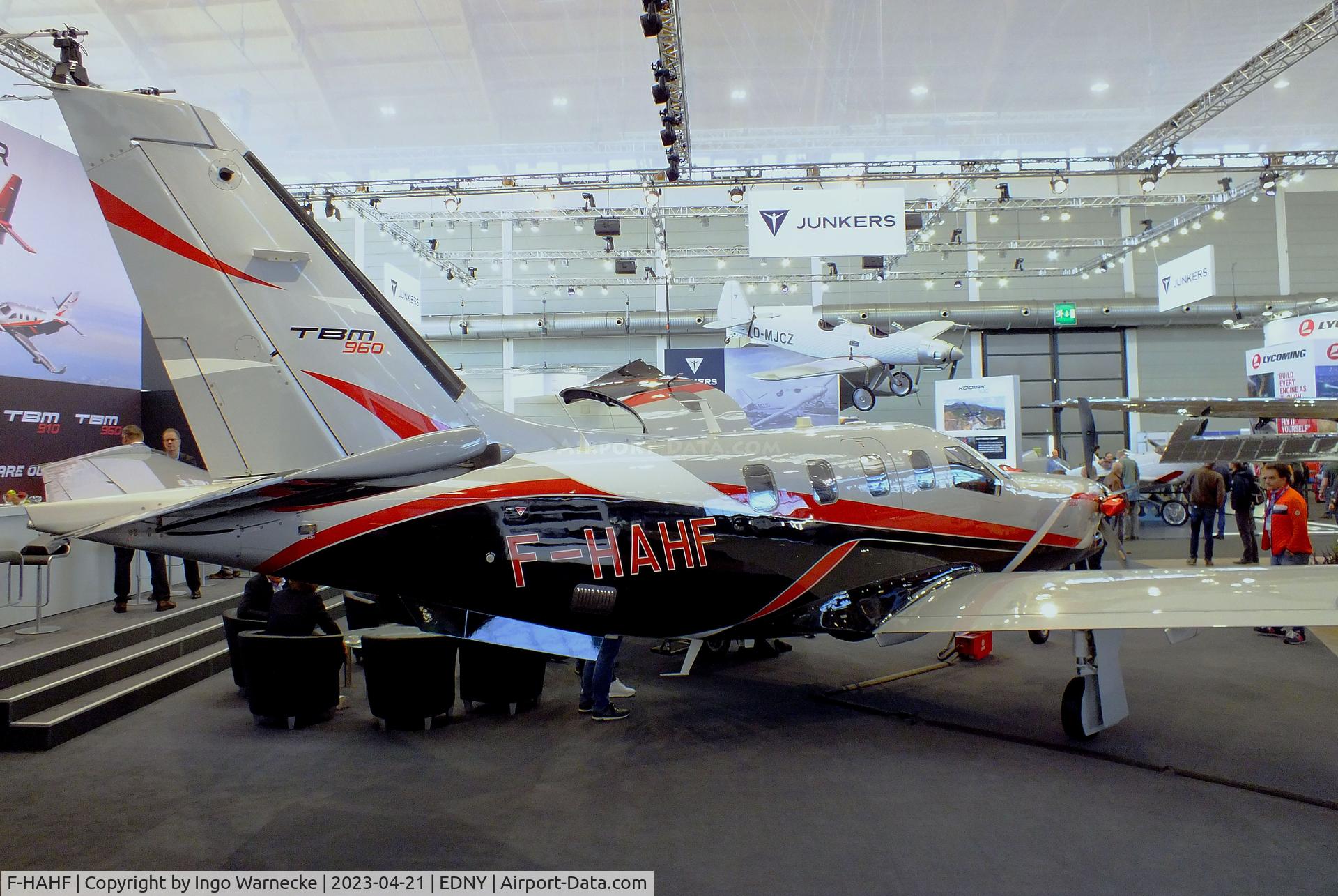 F-HAHF, 2022 Daher-Socata TBM-960 C/N 1409, Daher-Socata TBM-960 at the AERO 2023, Friedrichshafen