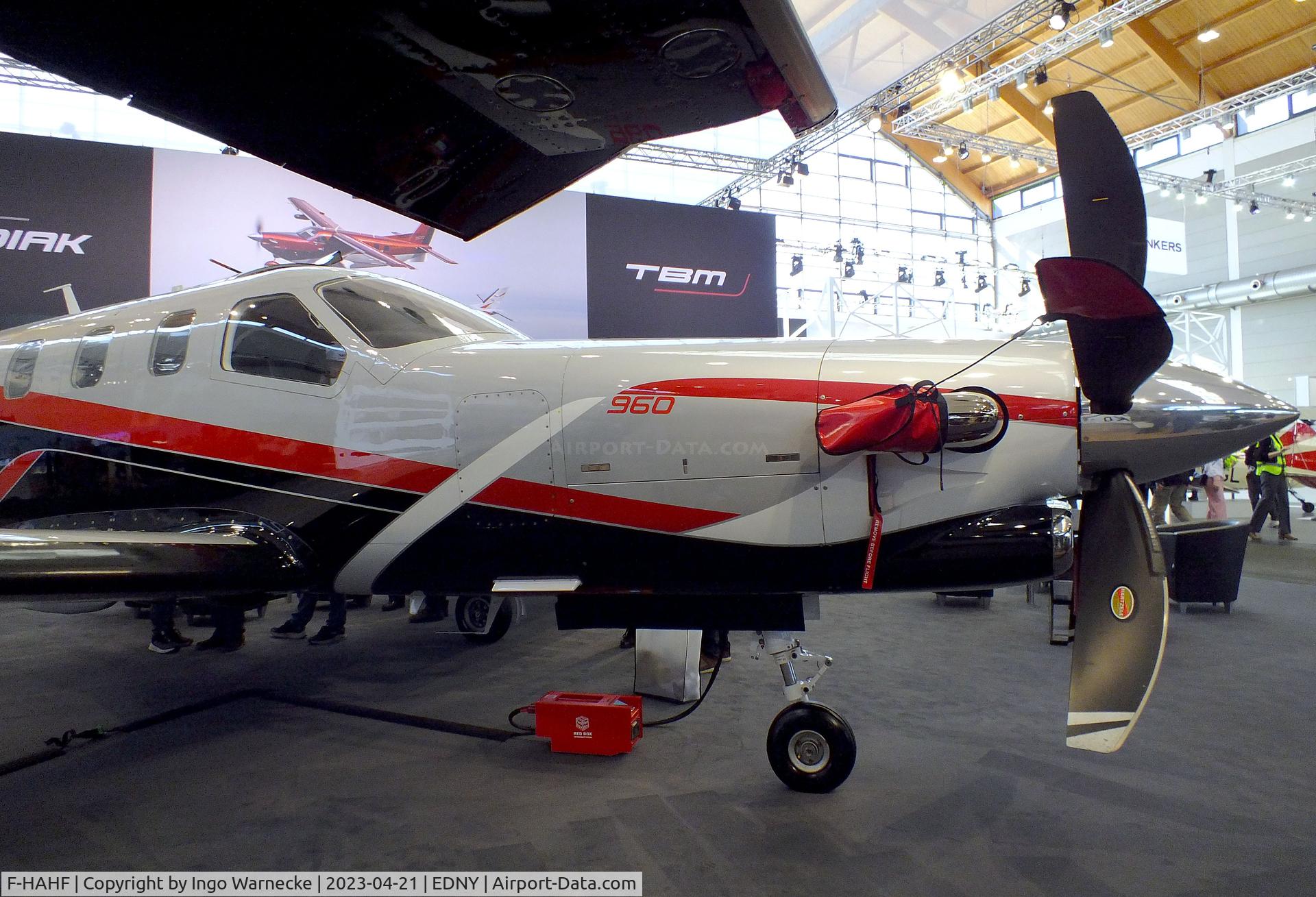 F-HAHF, 2022 Daher-Socata TBM-960 C/N 1409, Daher-Socata TBM-960 at the AERO 2023, Friedrichshafen