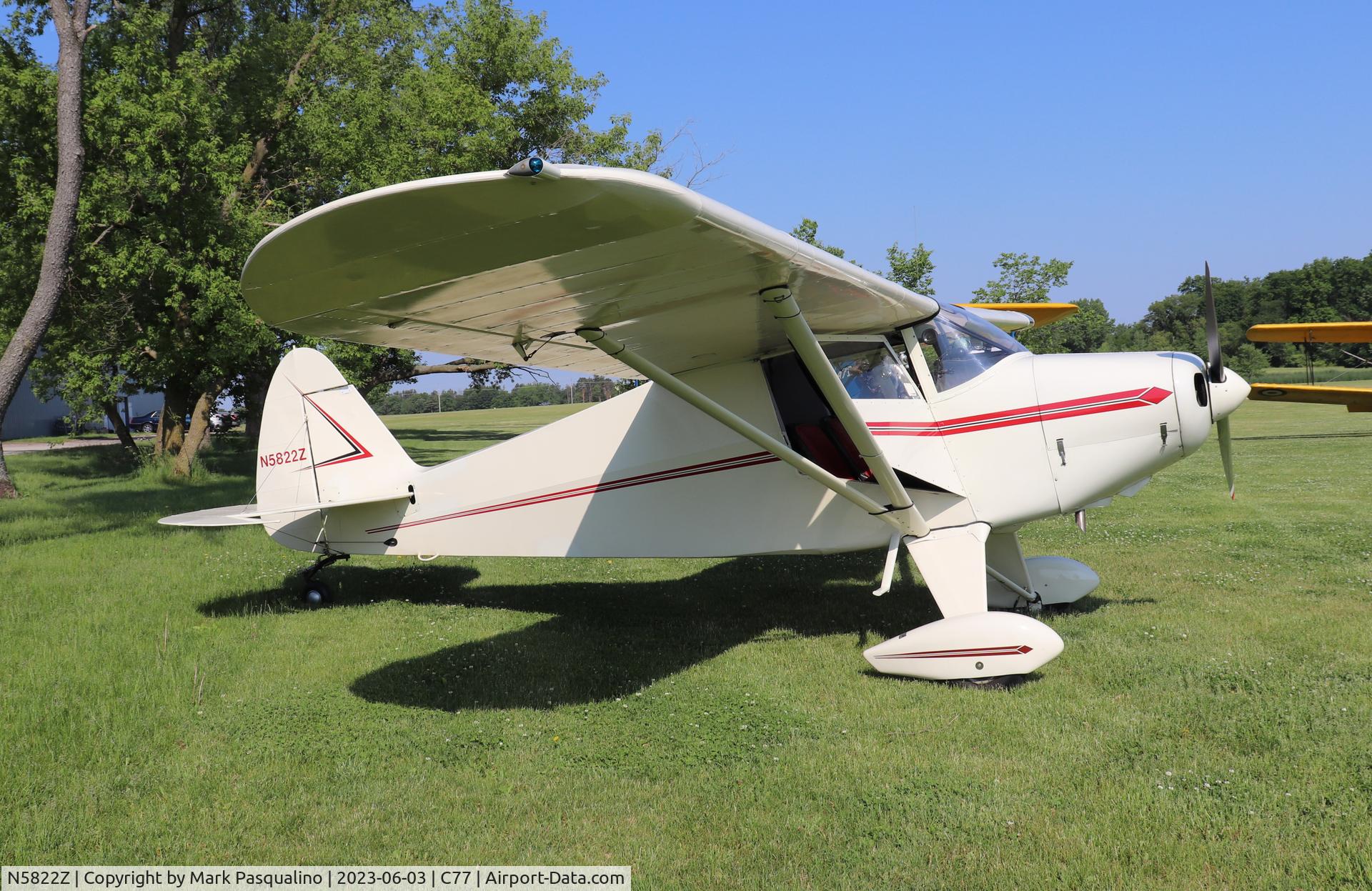 N5822Z, 1963 Piper PA-22-108 Colt C/N 22-9679, Piper PA-22-108