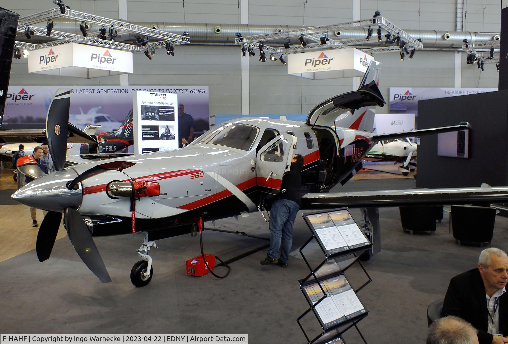 F-HAHF, 2022 Daher-Socata TBM-960 C/N 1409, Daher-Socata TBM-960 at the AERO 2023, Friedrichshafen