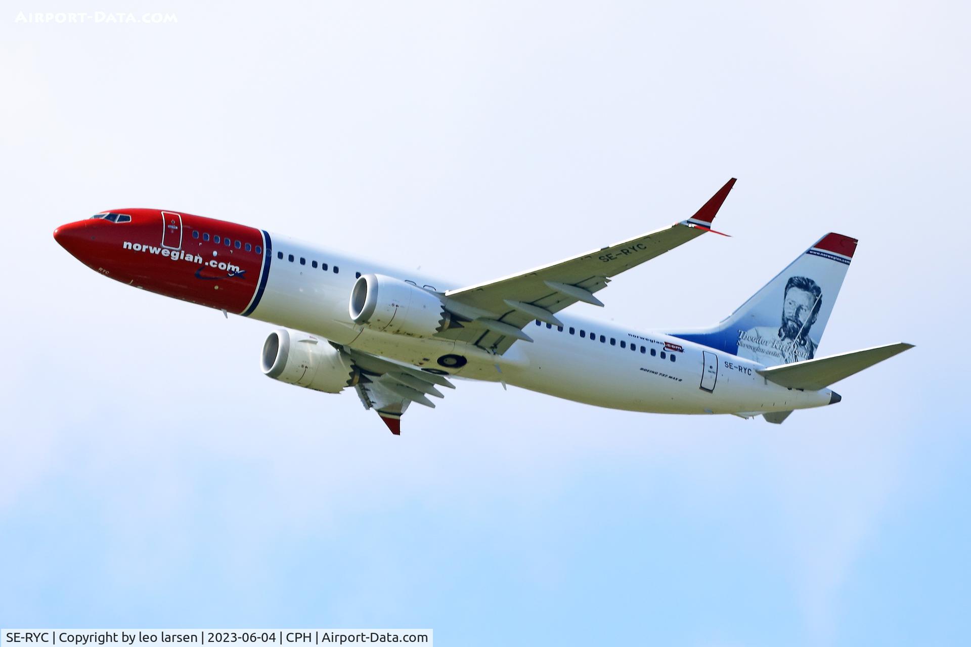 SE-RYC, 2018 Boeing 737-8 MAX C/N 63971, Copenhagen 4.6.2023