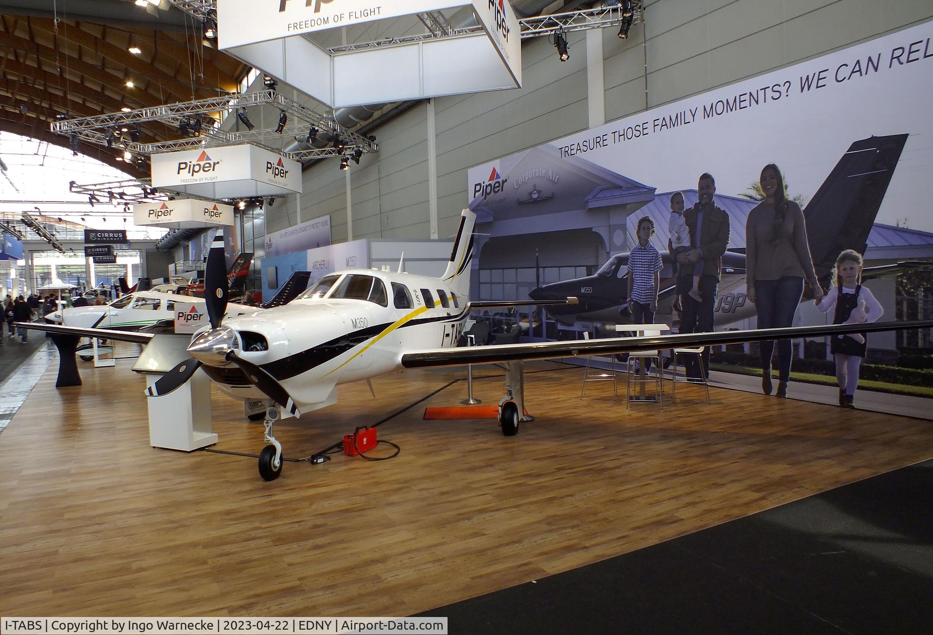 I-TABS, 2022 Piper PA-46-350P Malibu Mirage C/N 4636795, Piper PA-46-350P Malibu Mirage at the AERO 2023, Friedrichshafen