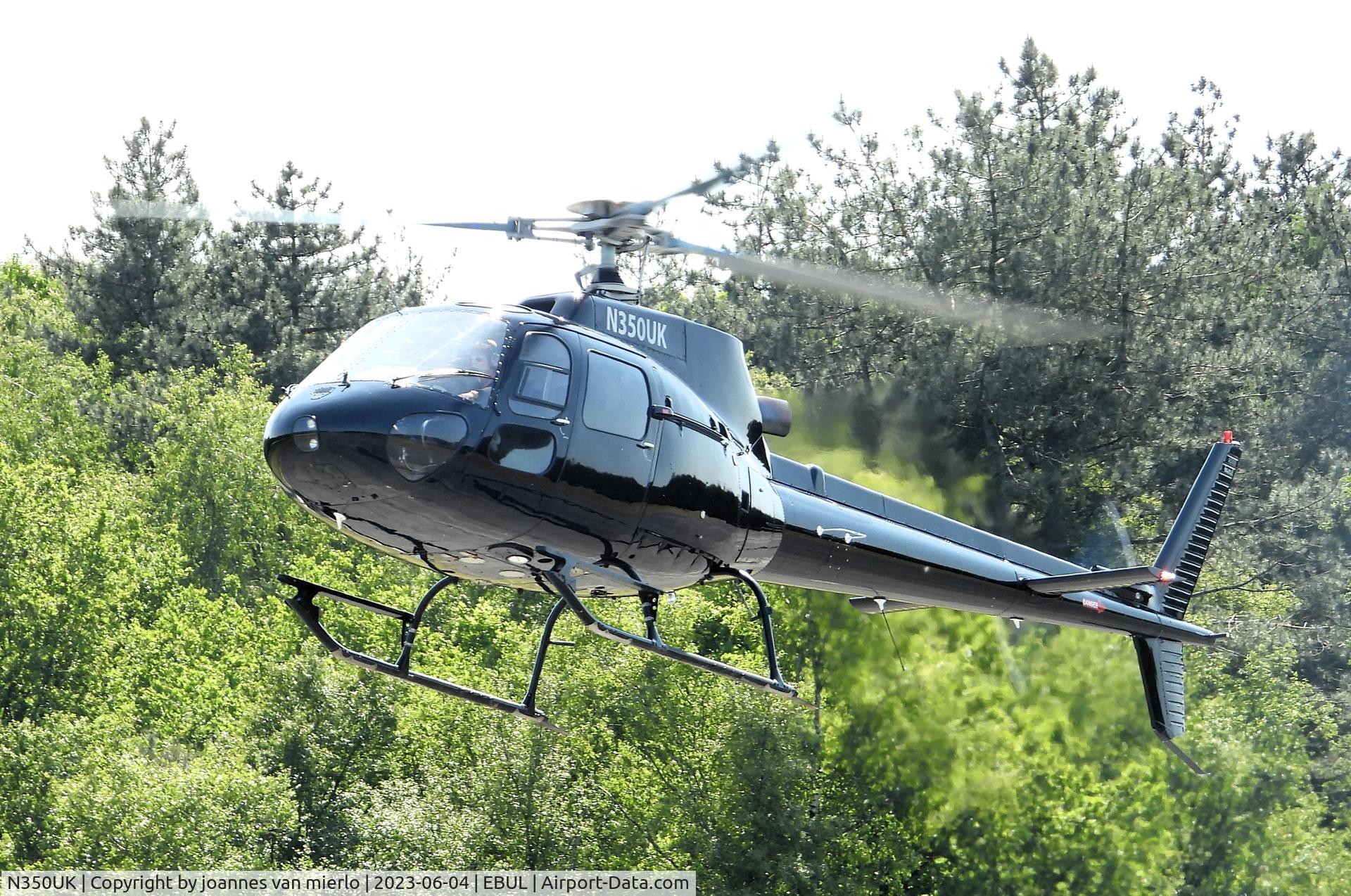 N350UK, 1980 Eurocopter AS-350B Ecureuil C/N 1244, Ursel