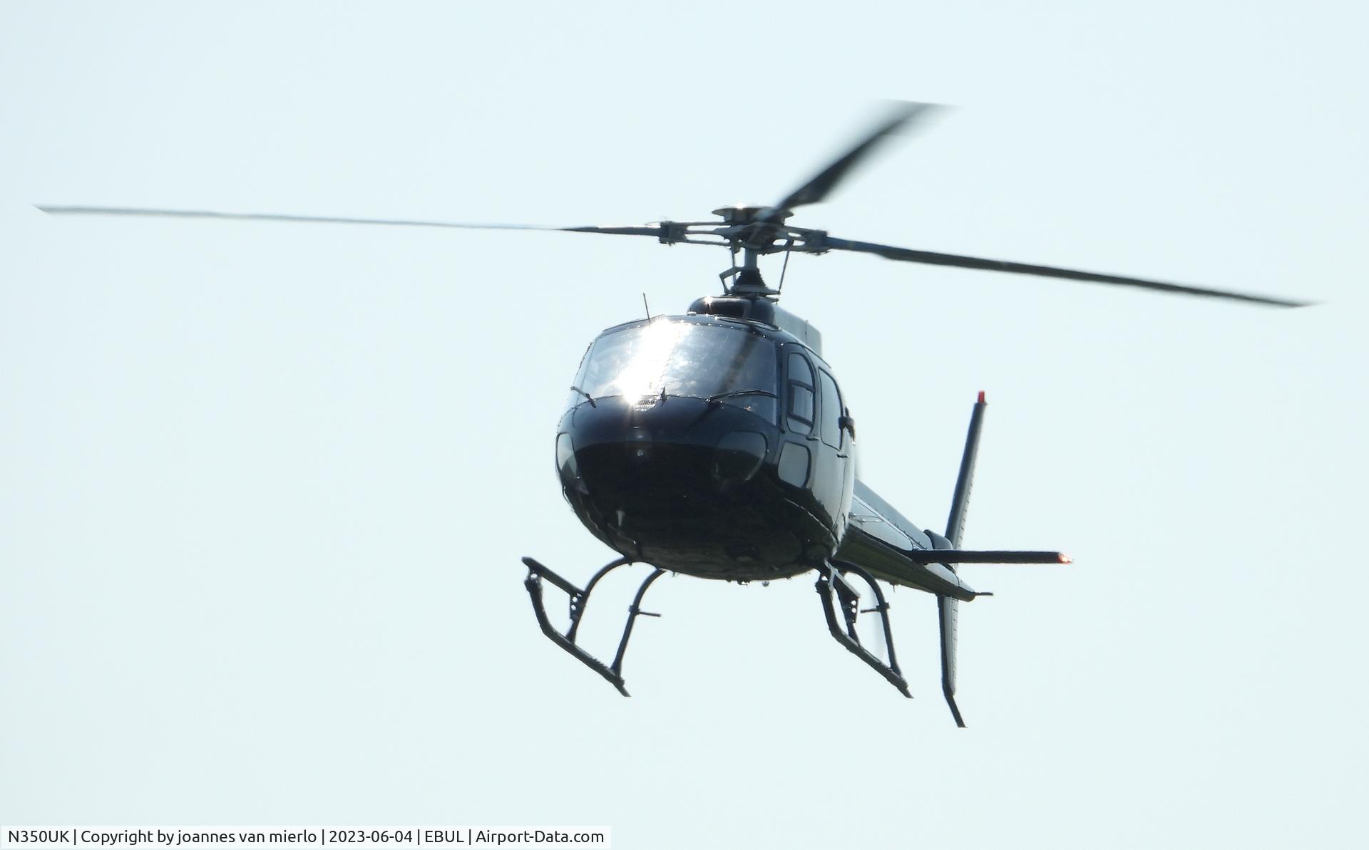 N350UK, 1980 Eurocopter AS-350B Ecureuil C/N 1244, Ursel