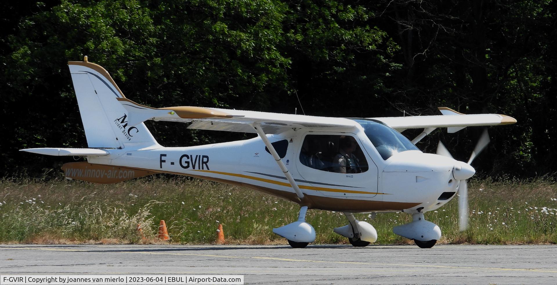 F-GVIR, 2010 Flight Design MC C/N A-10-01-31, Ursel