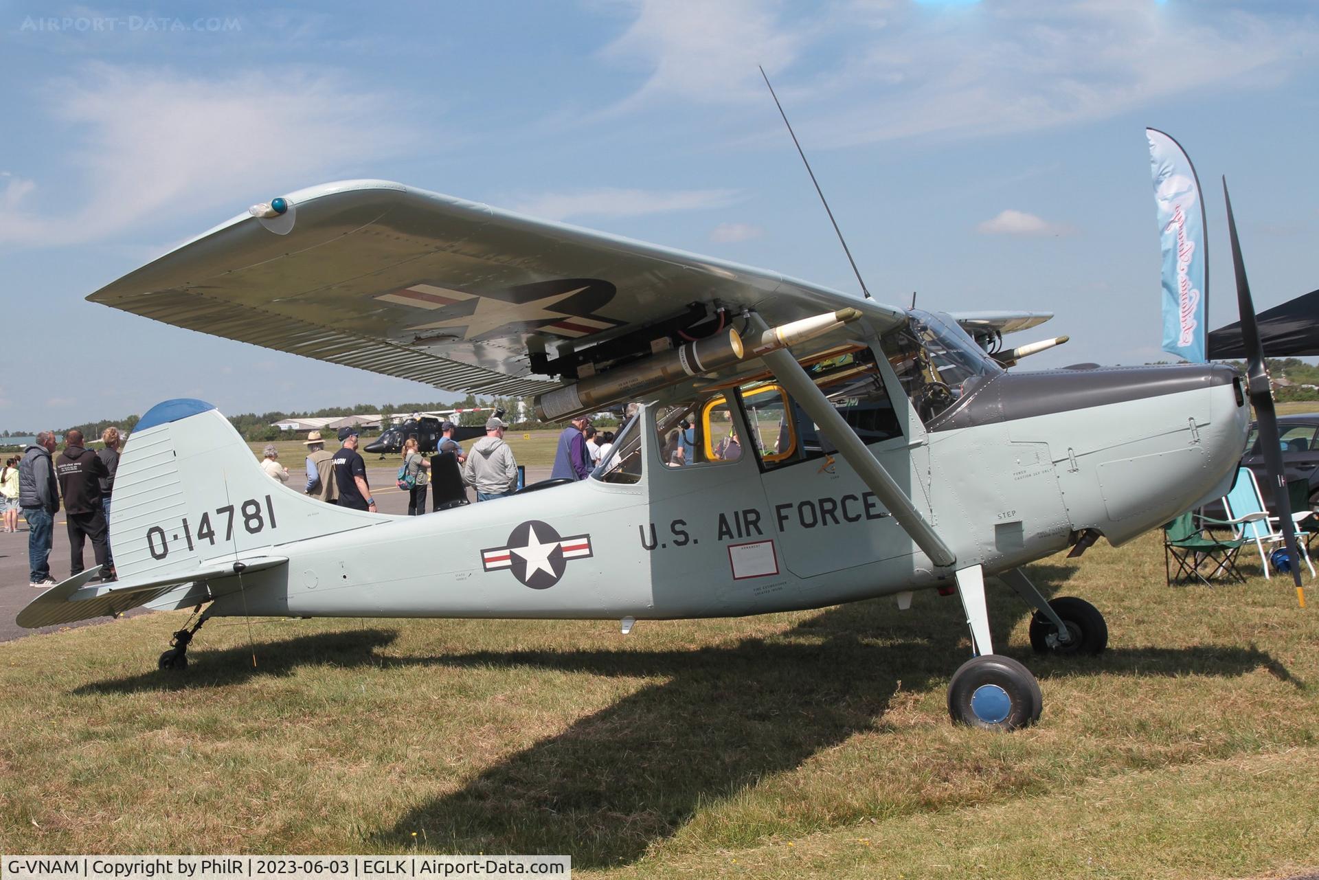 G-VNAM, 1951 Cessna L-19A Bird Dog C/N 21666, 0-14781 (G-VNAM) 1951 Cessna O-1A Bird Dog Blackbushe