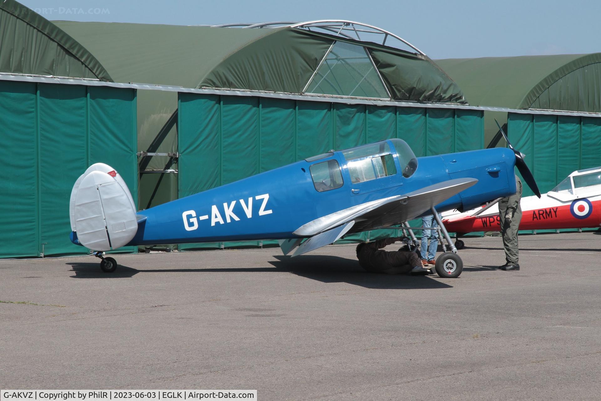 G-AKVZ, 1945 Miles M38 Messenger 4B C/N 6352, G-AKVZ 1945 Miles M38 Messenger 4B Blackbushe