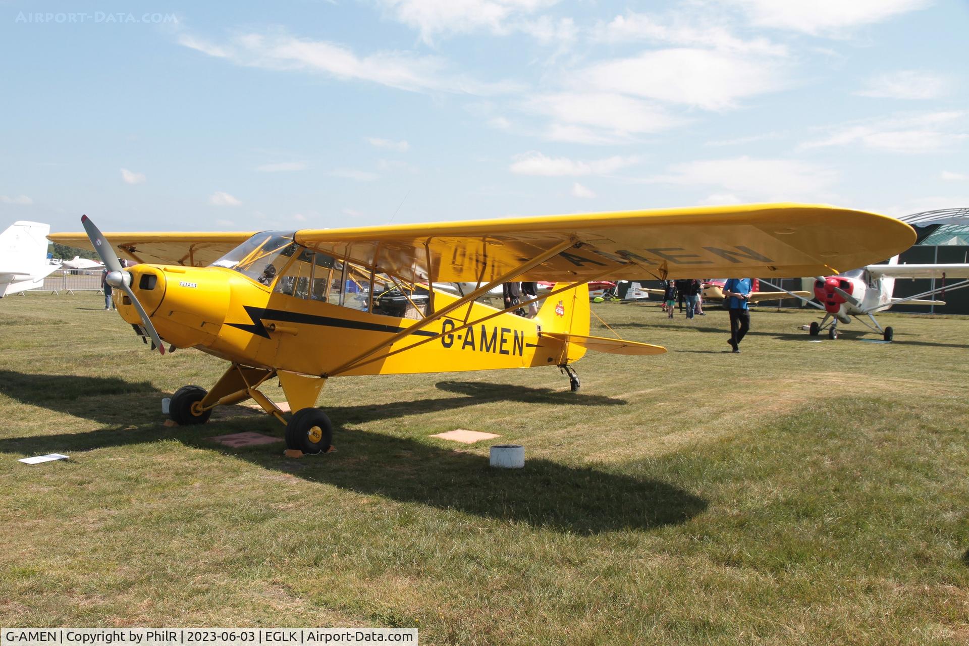 G-AMEN, 1952 Piper L-18C Super Cub C/N 18-1998, G-AMEN 1952 Piper L18C Super Cub Blackbushe 03.06.23