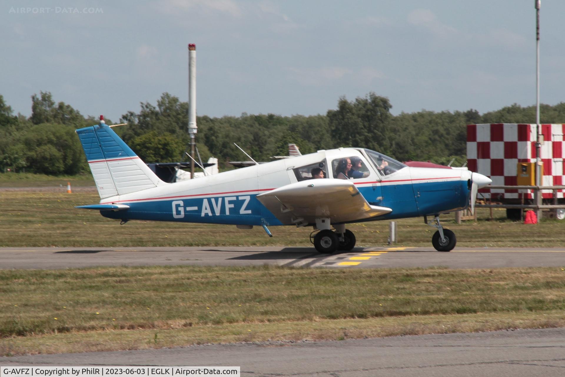 G-AVFZ, 1967 Piper PA-28-140 Cherokee C/N 28-22767, G-AVFZ 1967 Piper PA-28 Cherokee Blackbushe