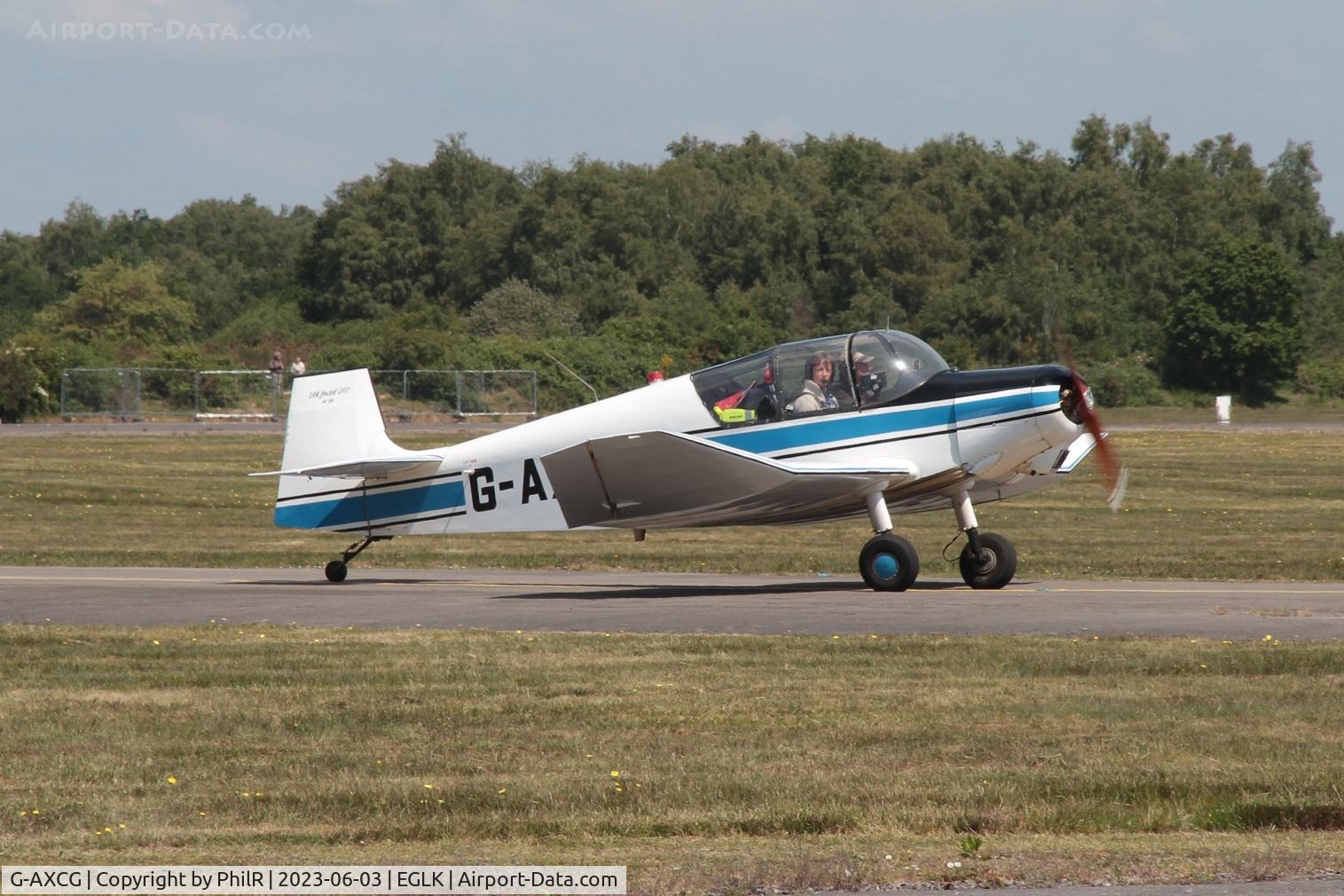 G-AXCG, 1957 SAN Jodel D-117 C/N 510, G-AXCG 1957 SAN Jodel D117Blackbushe