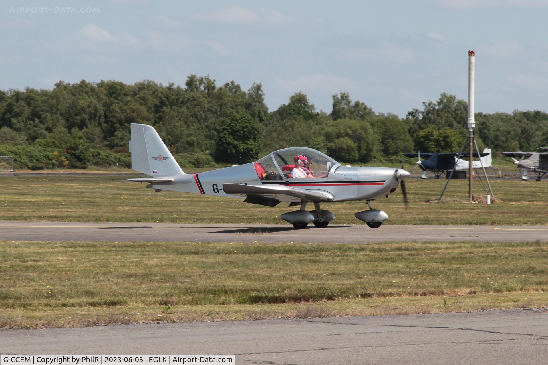 G-CCEM, 2003 Aerotechnik EV-97A Eurostar C/N PFA 315-13987, G-CCEM 2003 Aerotechnik EV-97A Eurostar Blackbushe