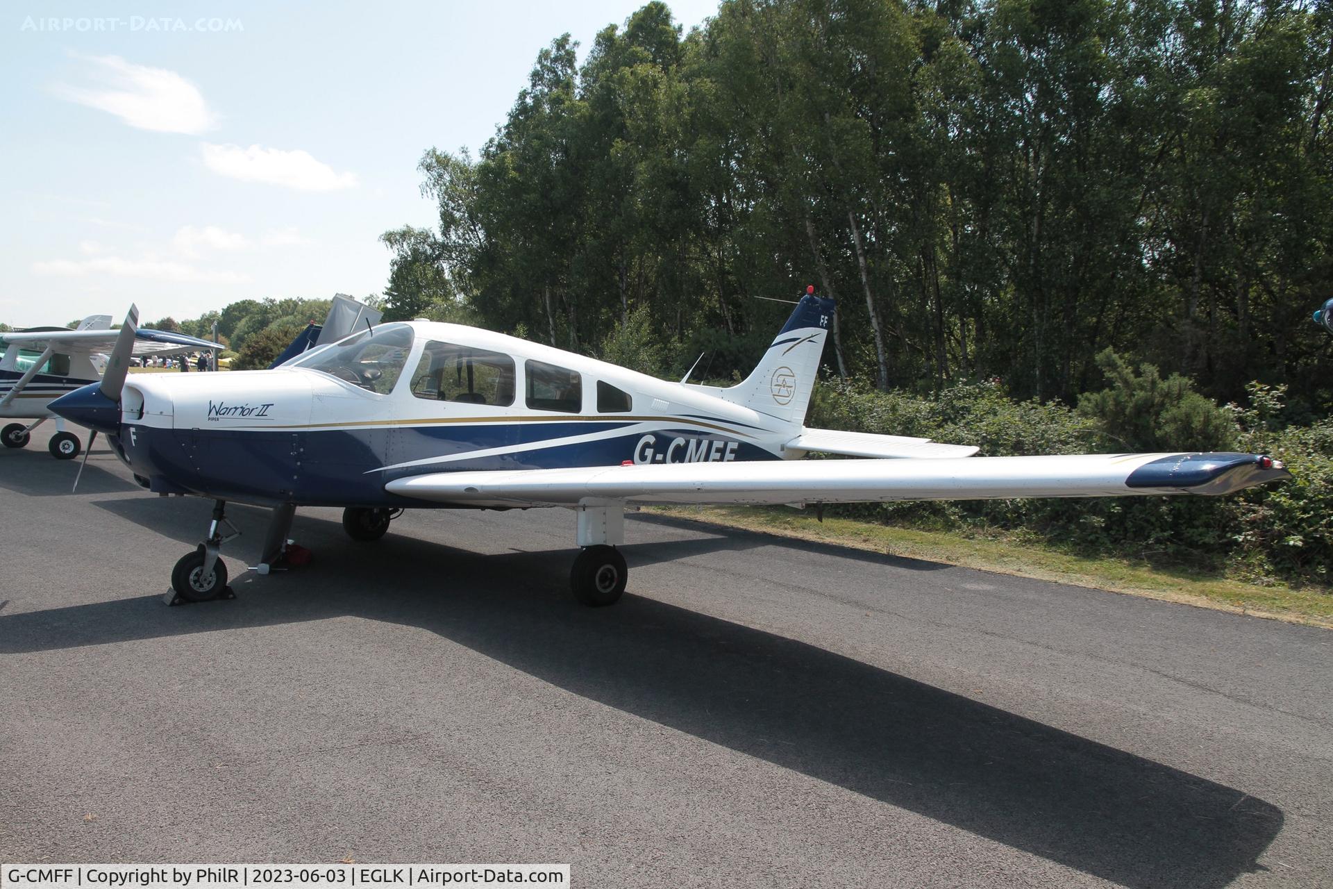 G-CMFF, 1979 Piper PA-28-161 Cherokee Warrior II C/N 28-7916269, G-CMFF 1979 Piper PA-28 Cherokee Warrior ll Blackbushe