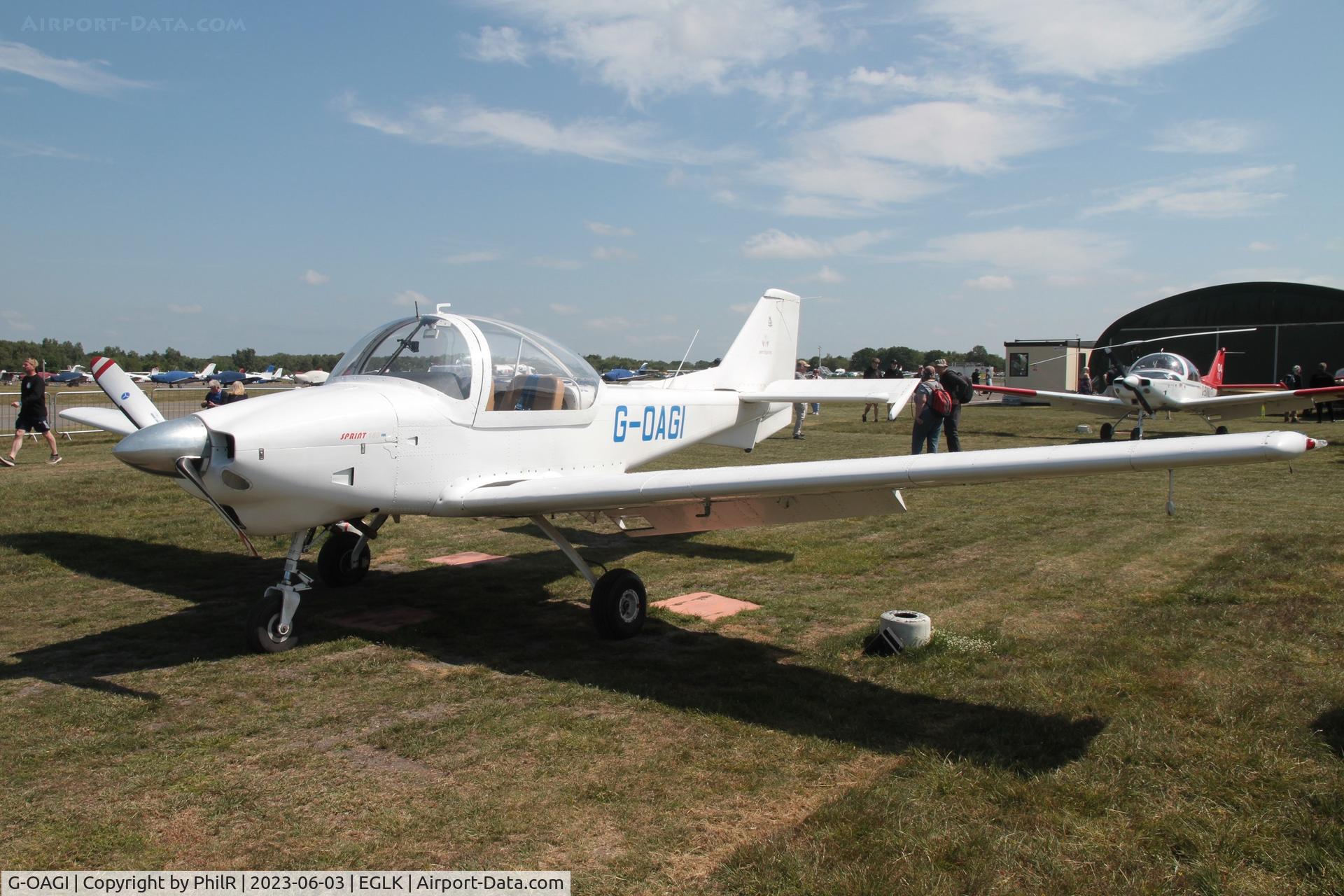 G-OAGI, 1993 FLS Aerospace Sprint 160 C/N 001, G-OAGI 1993 FLS Aerospace Ltd Sprint 160 Blackbushe