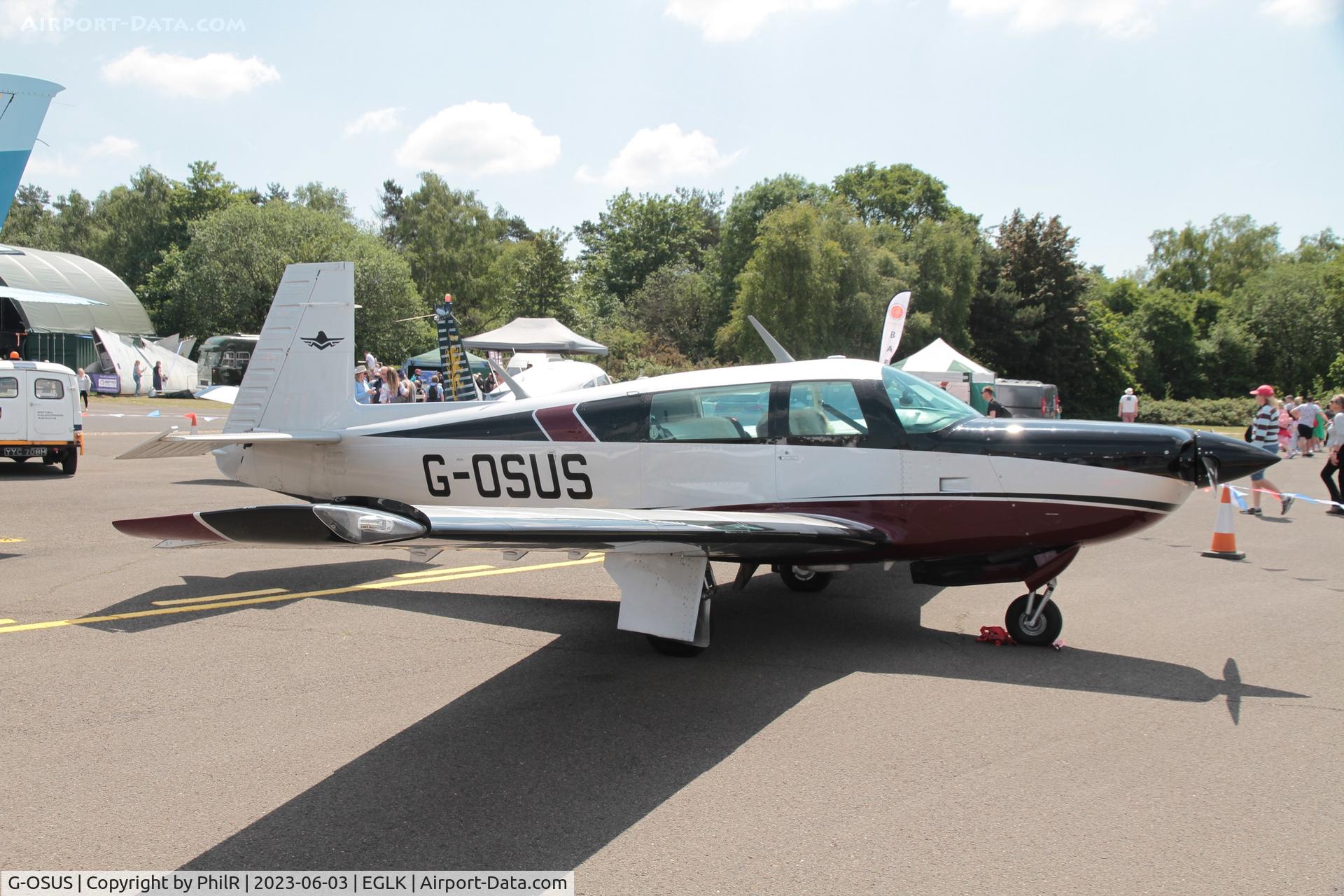G-OSUS, 1980 Mooney M20K C/N 25-0429, G-OSUS 1980 Mooney Aircraft Corp Mooney M20K Blackbushe