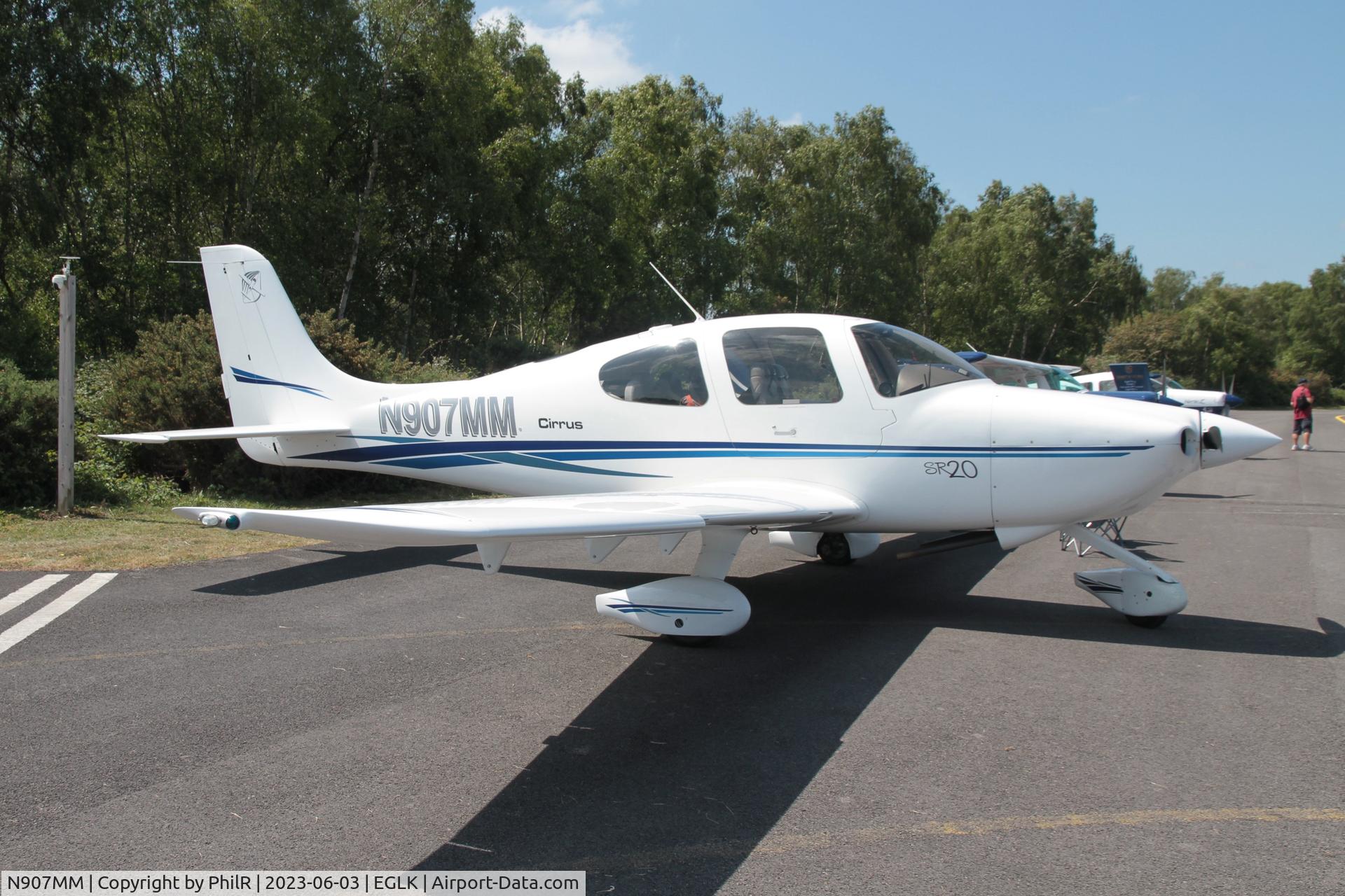 N907MM, 2003 Cirrus SR20 C/N 1270, N907MM 2016 Cirrus SR-20 Blackbushe