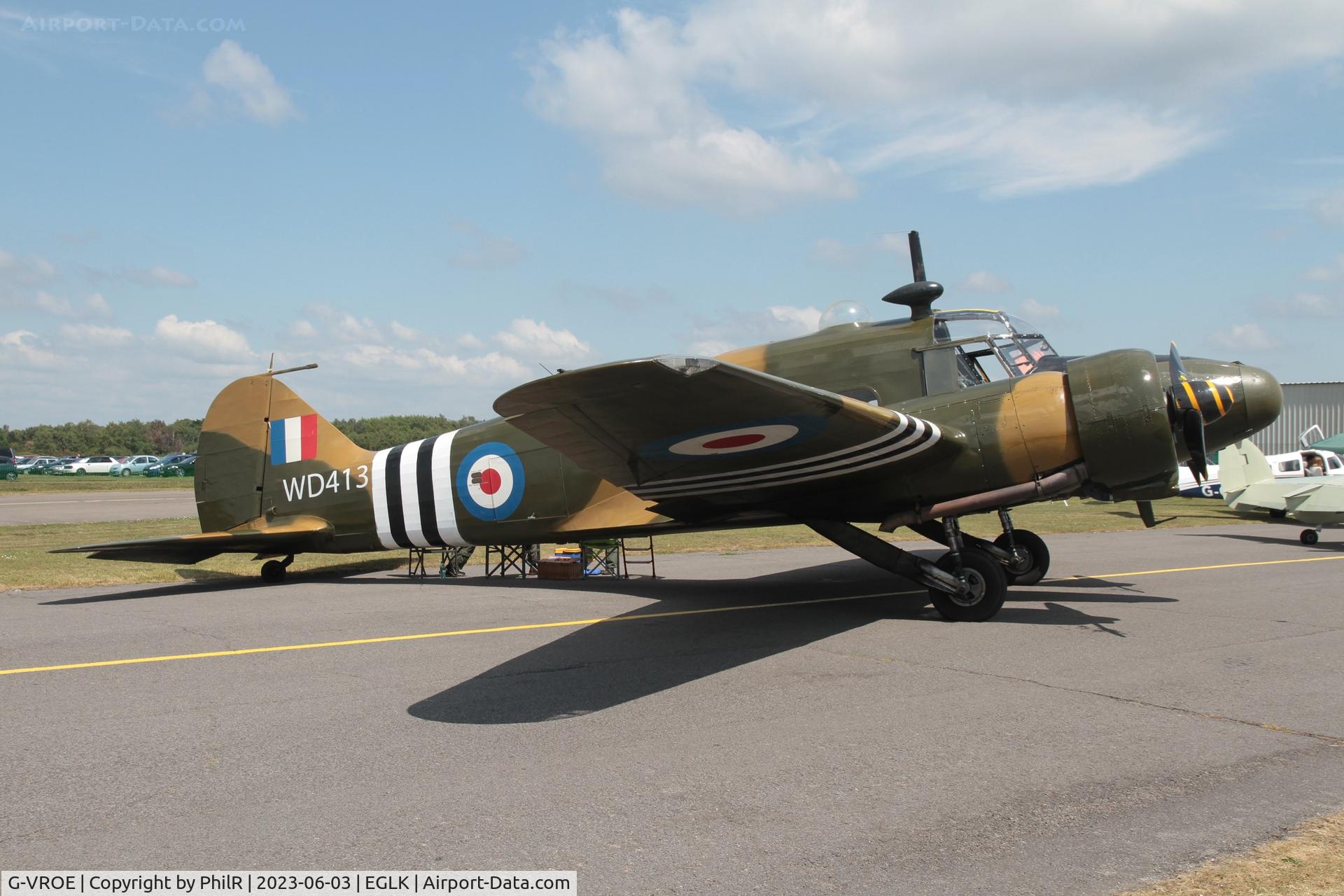 G-VROE, 1950 Avro 652A Anson T.21 C/N 3634, WD413 (G-BFIR, G-VROE) 1950 Avro Anson C21 Blackbushe