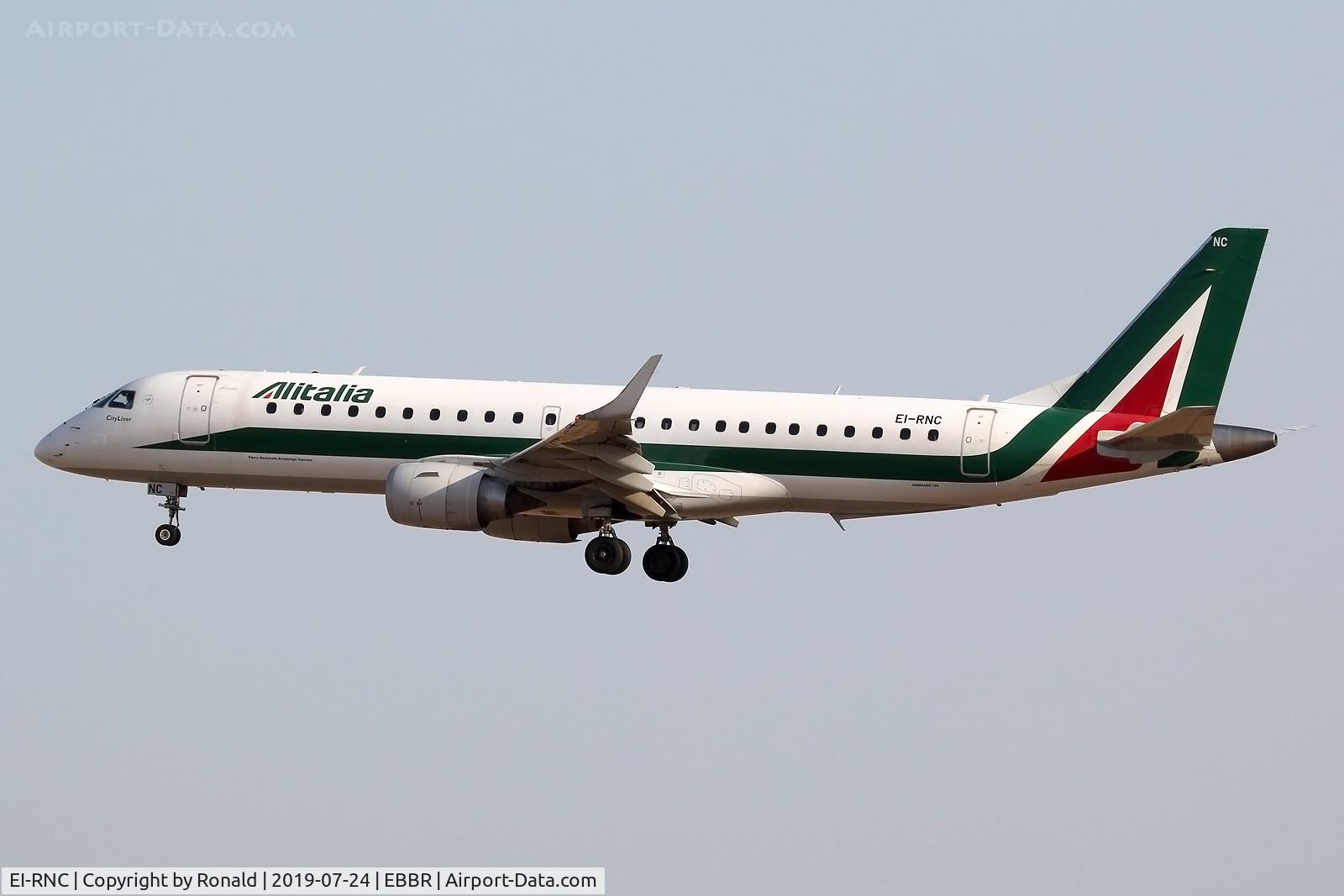 EI-RNC, 2011 Embraer 190LR (ERJ-190-100LR) C/N 19000503, at bru
