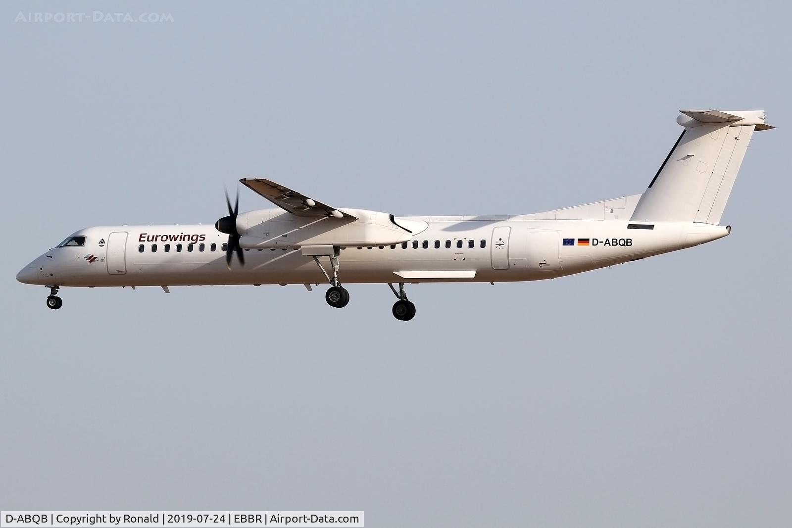 D-ABQB, 2008 De Havilland Canada DHC-8-402Q Dash 8 C/N 4226, at bru