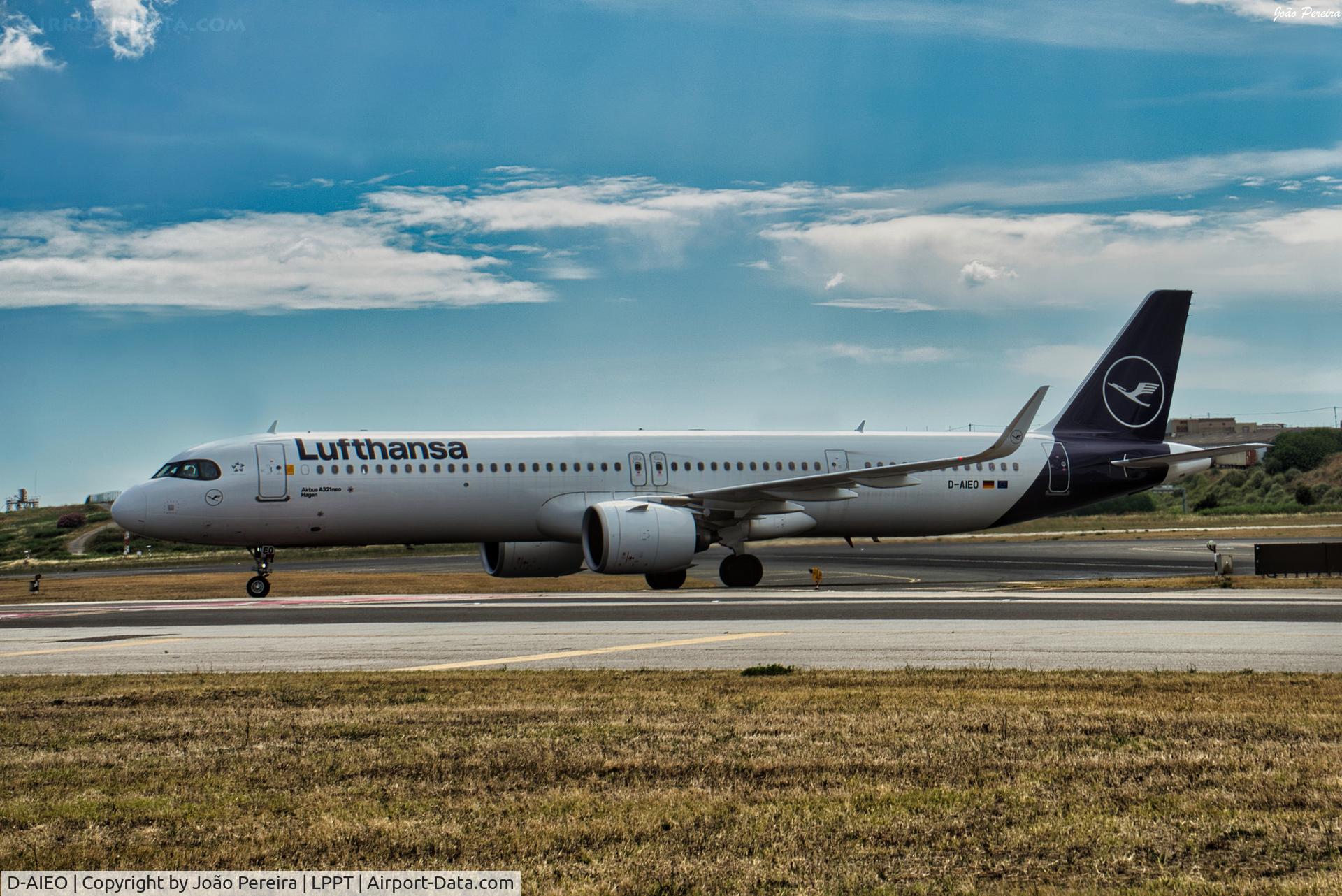 D-AIEO, 2022 Airbus A321-271NX C/N 10892, Lufthansa A321NX at LPPT