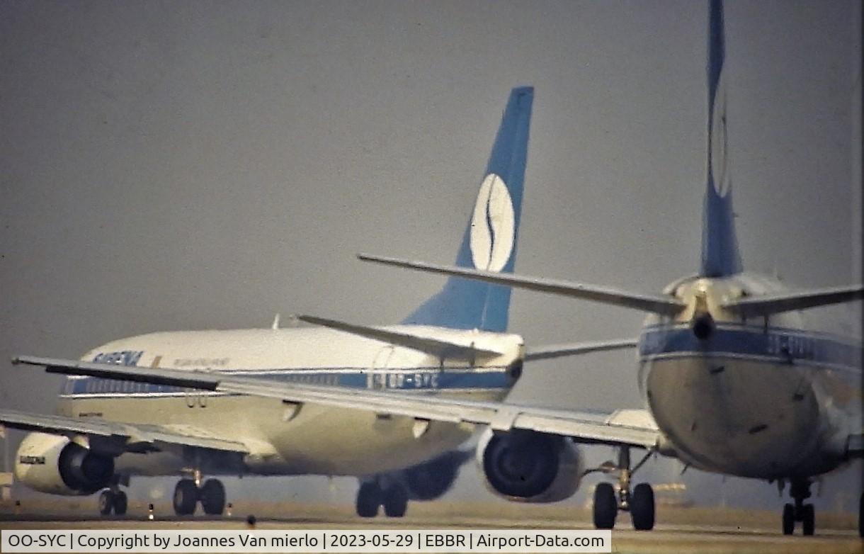 OO-SYC, 1991 Boeing 737-429 C/N 25226, Slide scan